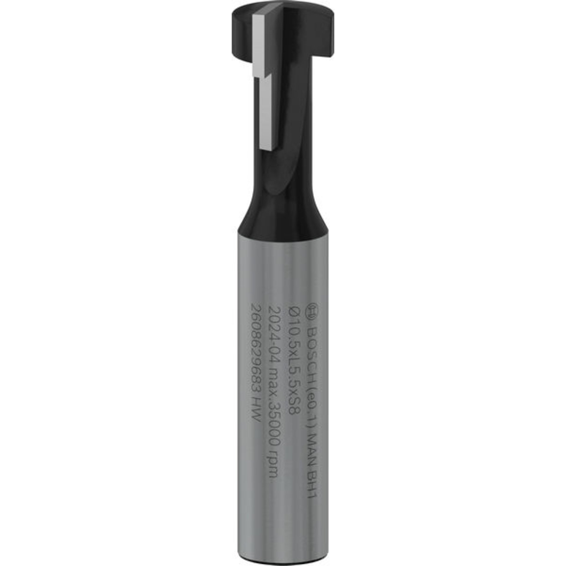 PRO T-Nutfräser, B 10,5 mm, D 6,6 mm, S 8 mm