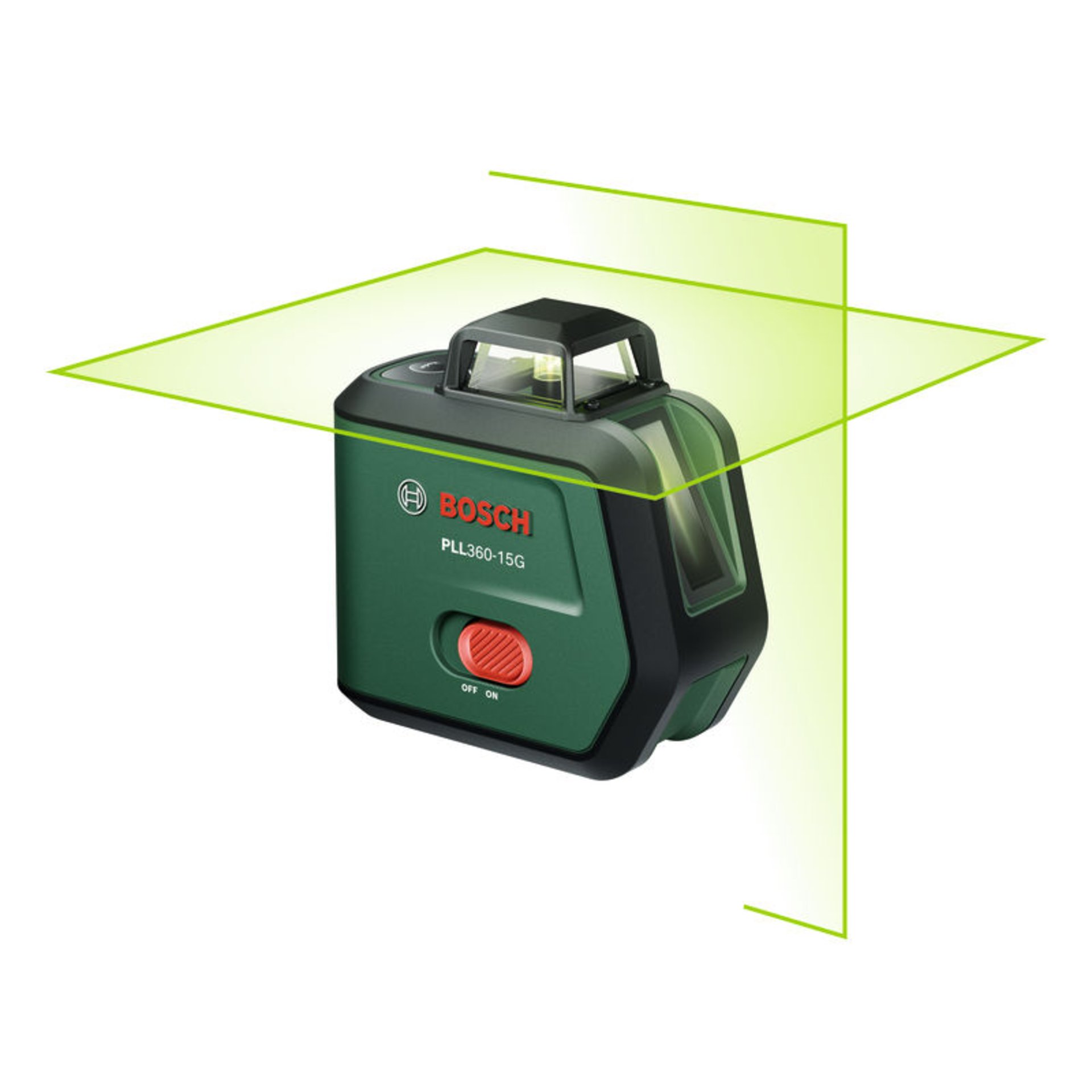 Kreuzlinien-Laser PLL360-15G, 1 x Akku BA 3.6V 2.0Ah