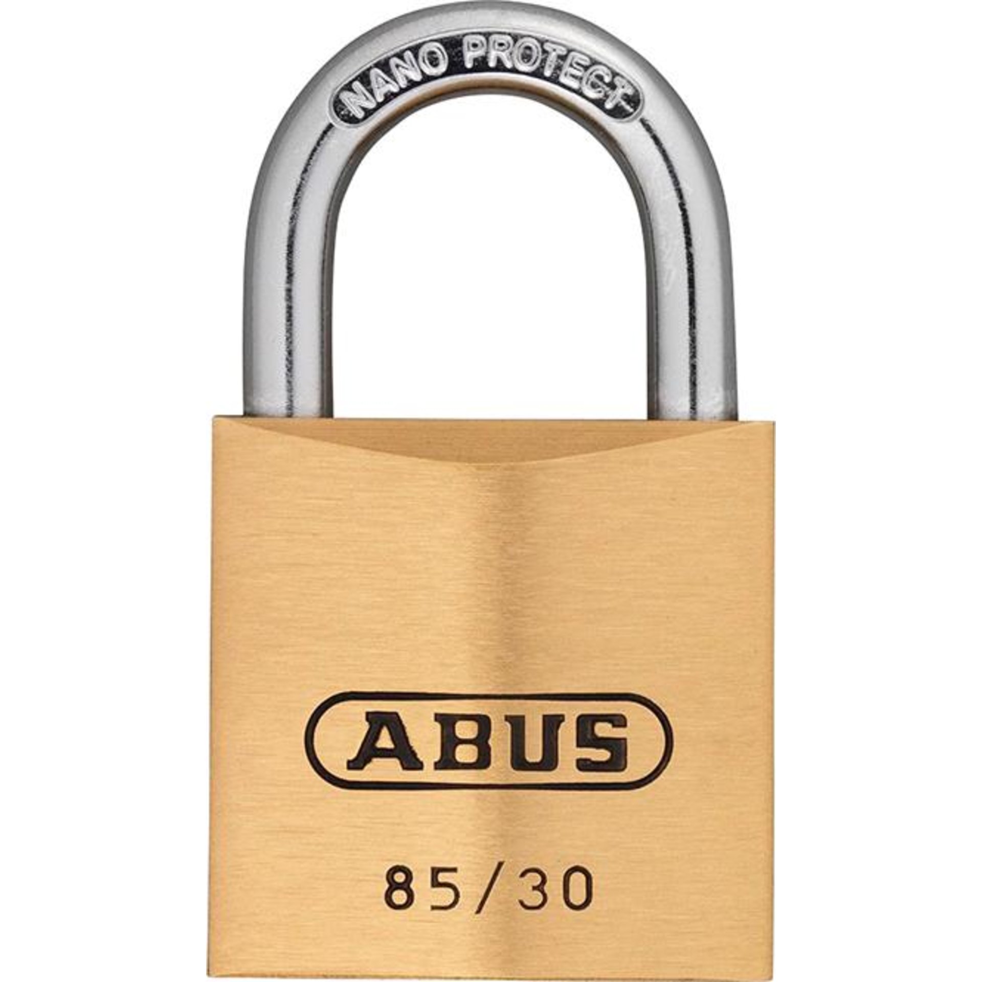 Vorhangschloss Messing verschiedene mit Etikett 85/30 ABUS