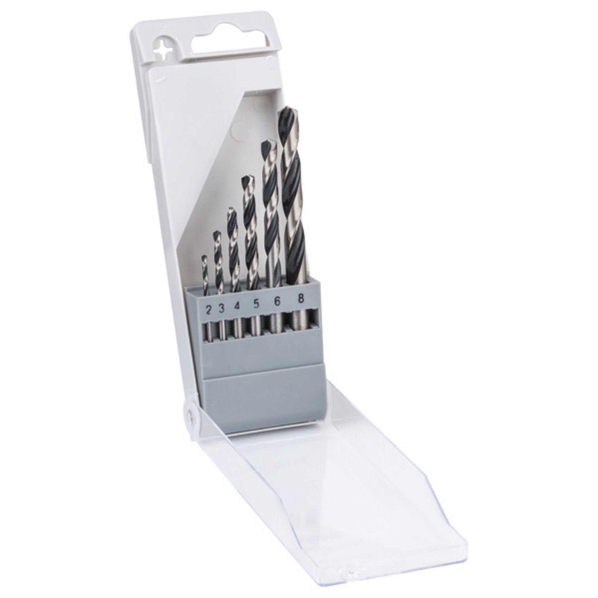 HSS-Spiralbohrer-Set PointTeQ, 6-tlg., 2-8 mm