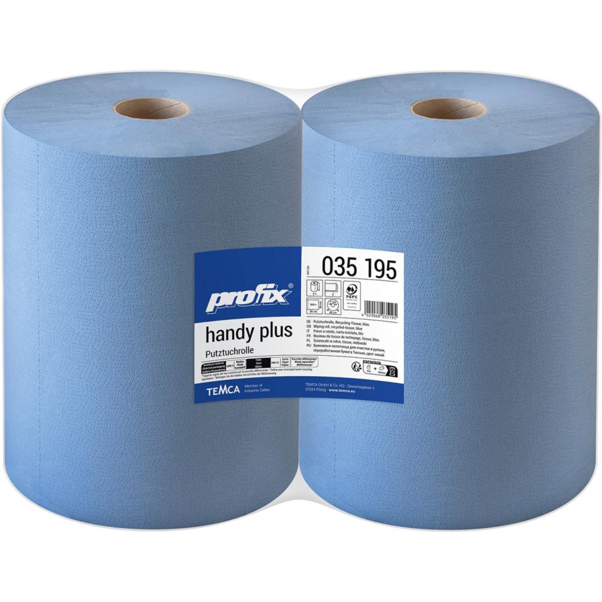 Profix handy plus 38 x 36cm, 500 Blatt, 2-lagig