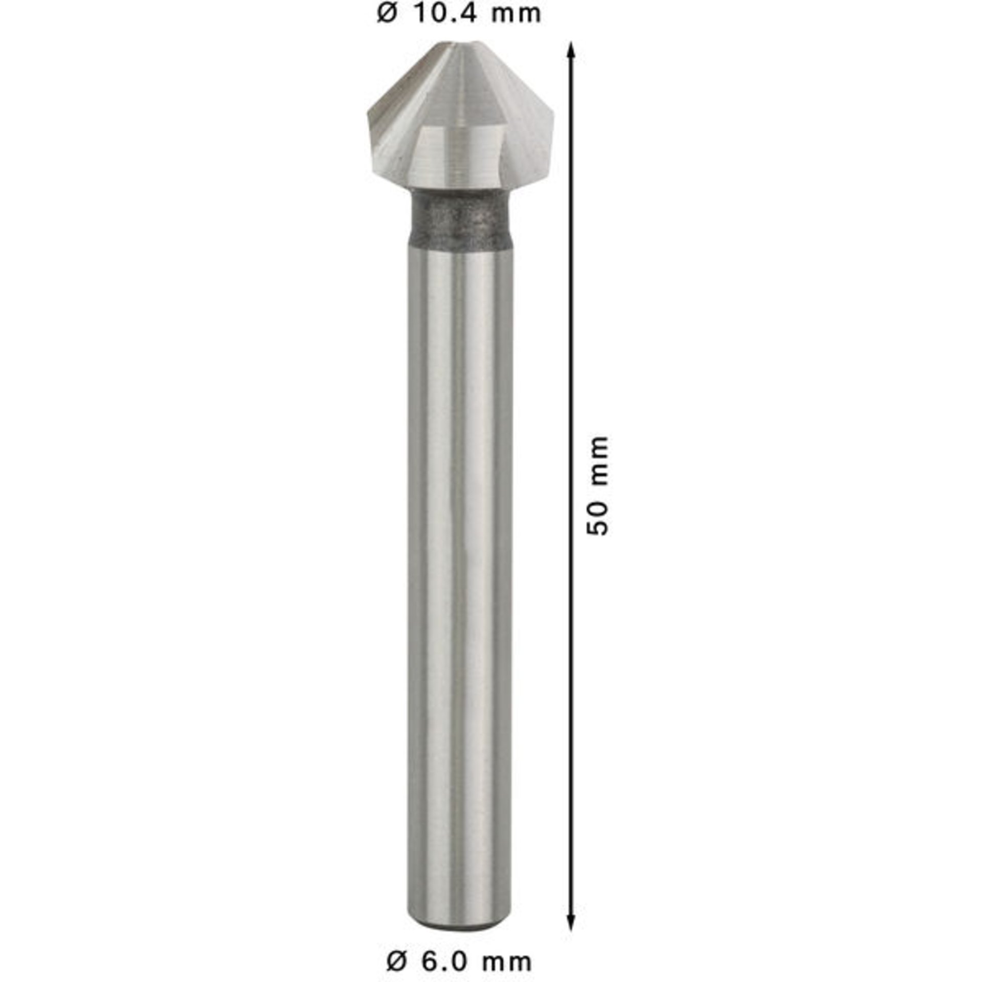 PRO Soft Metal HSS Kegelsenker, 10,4 x 50 mm, M5