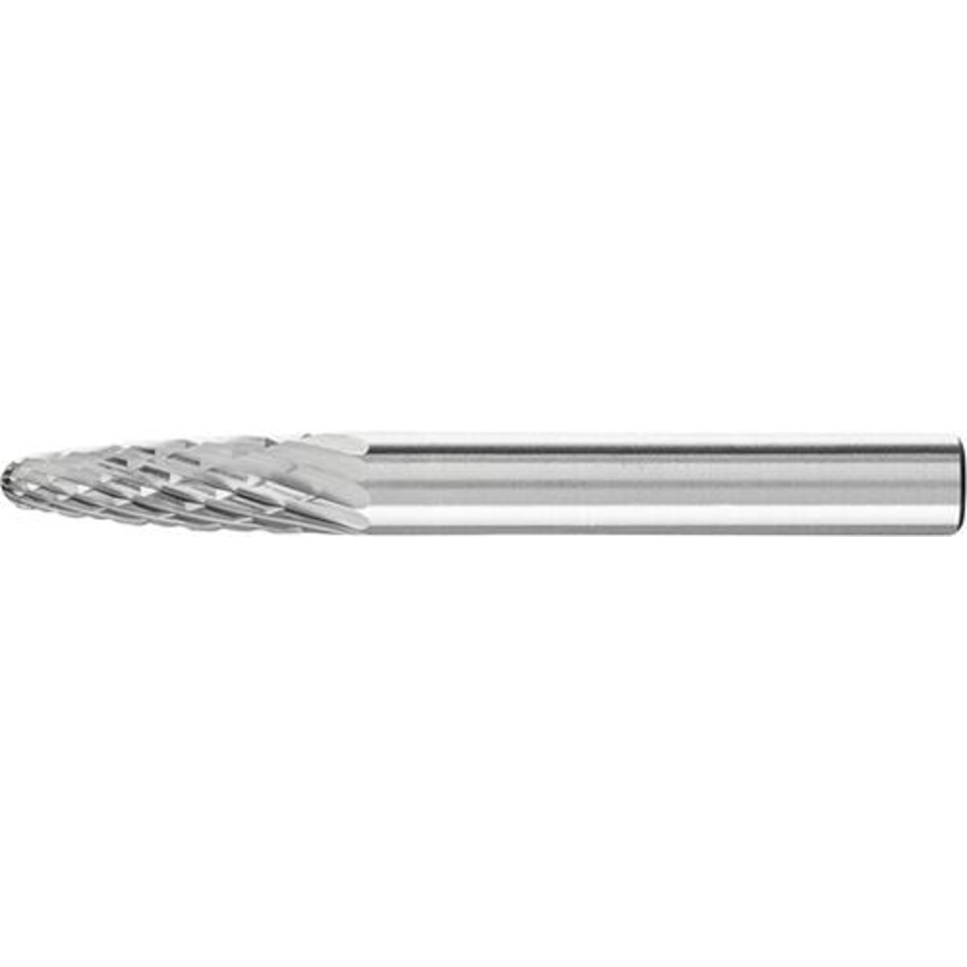 HM-Frässtift RBF, Rundbogenform, Zahnung 4