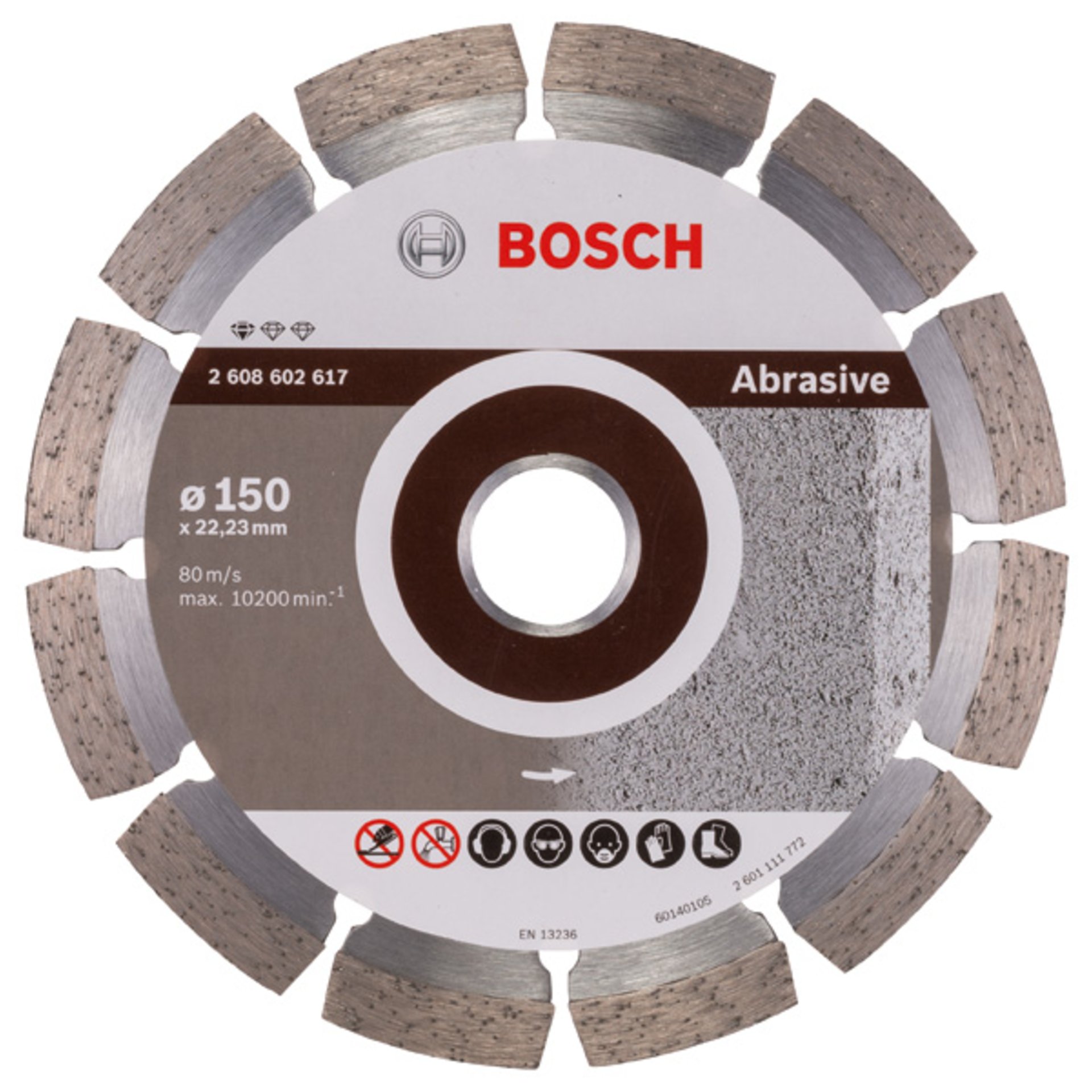 Diamanttrennscheibe Standard for Abrasive, 150 x 22,23 x 2 x 10 mm