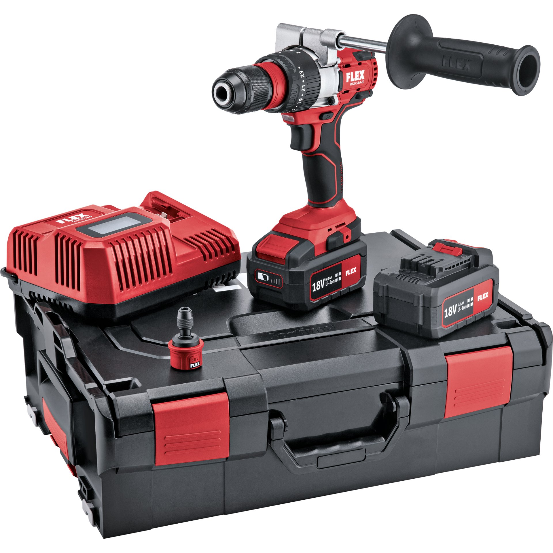 2-Gang Akku-Schlagbohrschrauber 18,0 V PD 2G 18.0-EC/5.0 Set