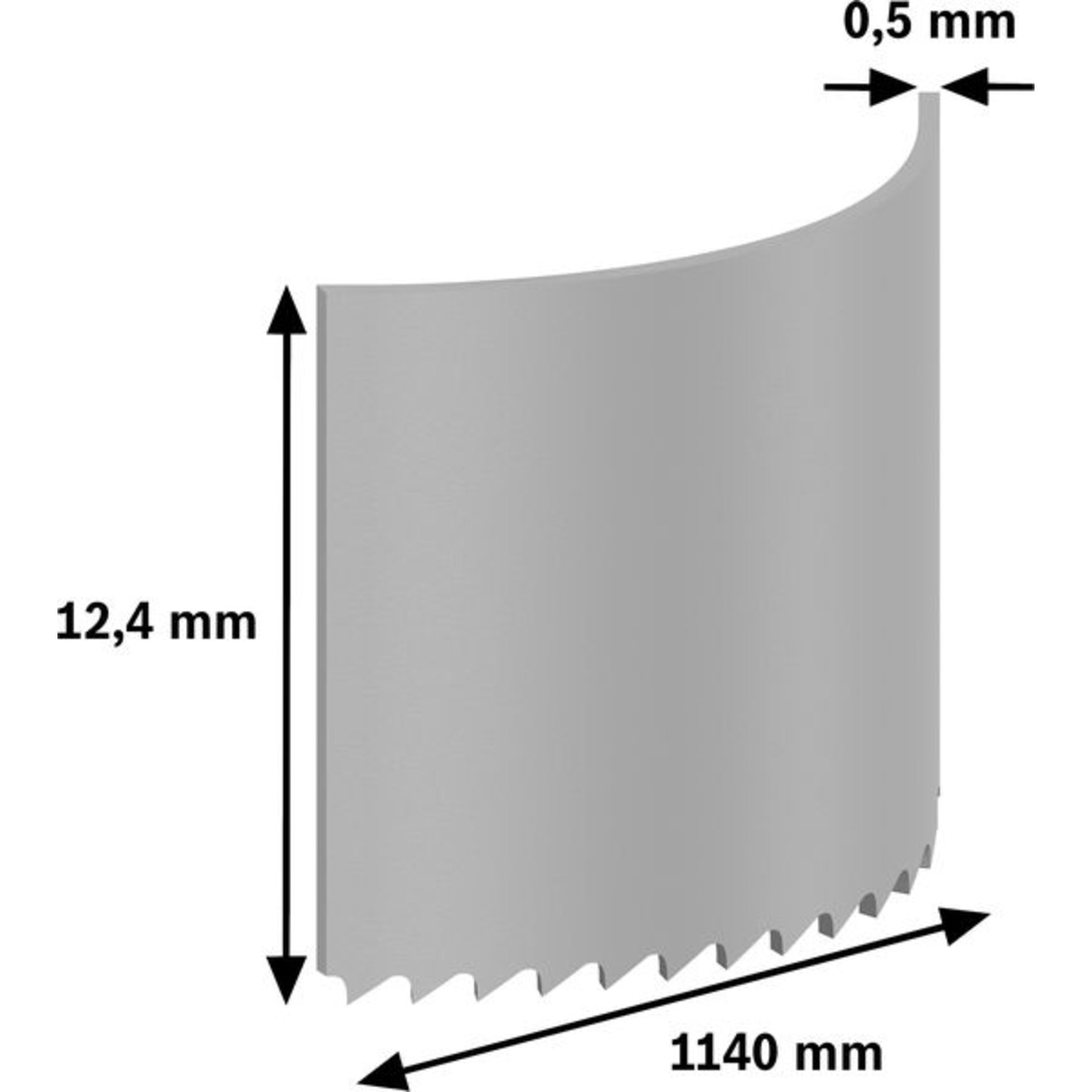 PRO CB4424 Bandsägeblatt, 1140 mm, 2-tlg.