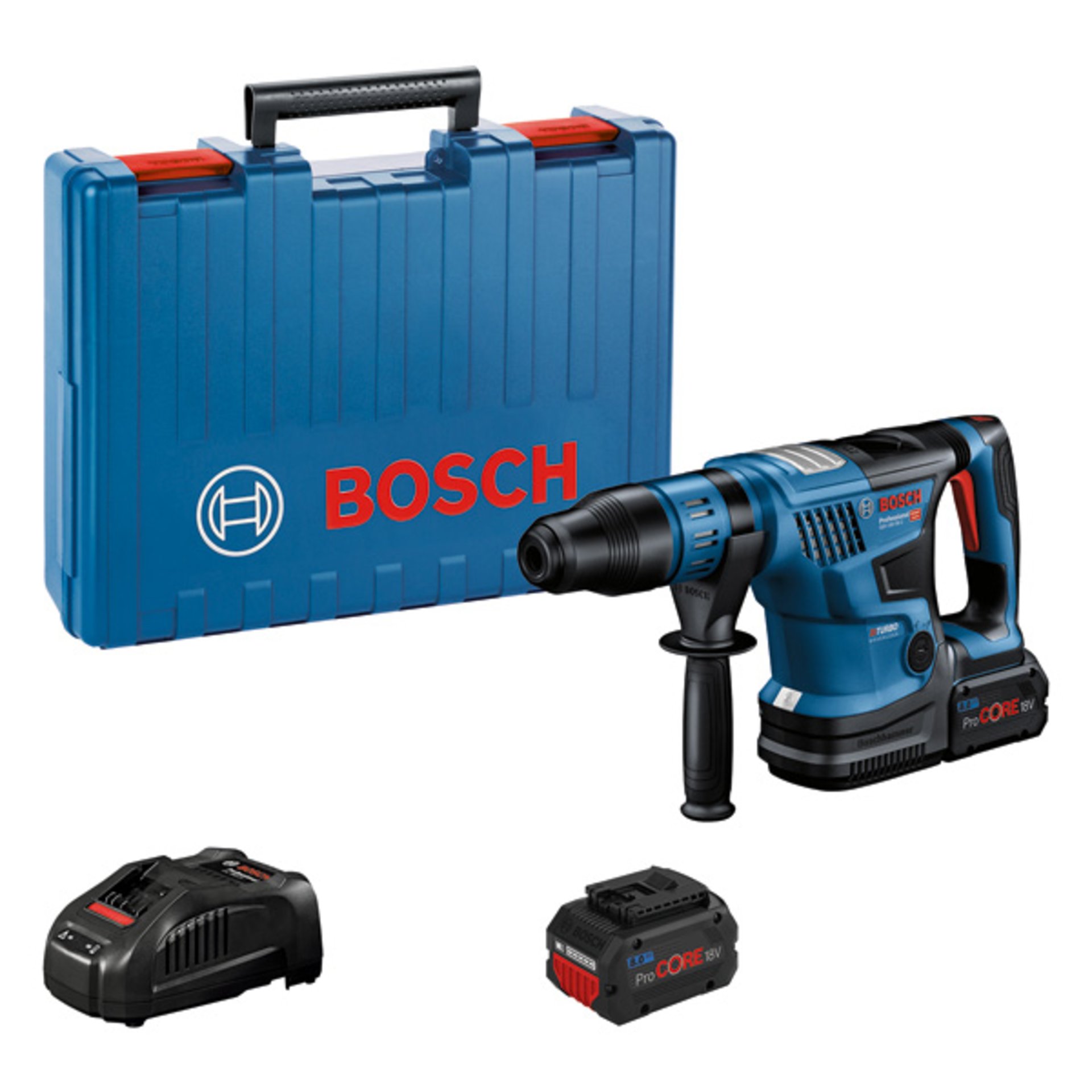 Akku-Bohrhammer mit SDS max GBH 18V-36 C, 2x ProCORE18V 8.0Ah, Handwerkerkoffer