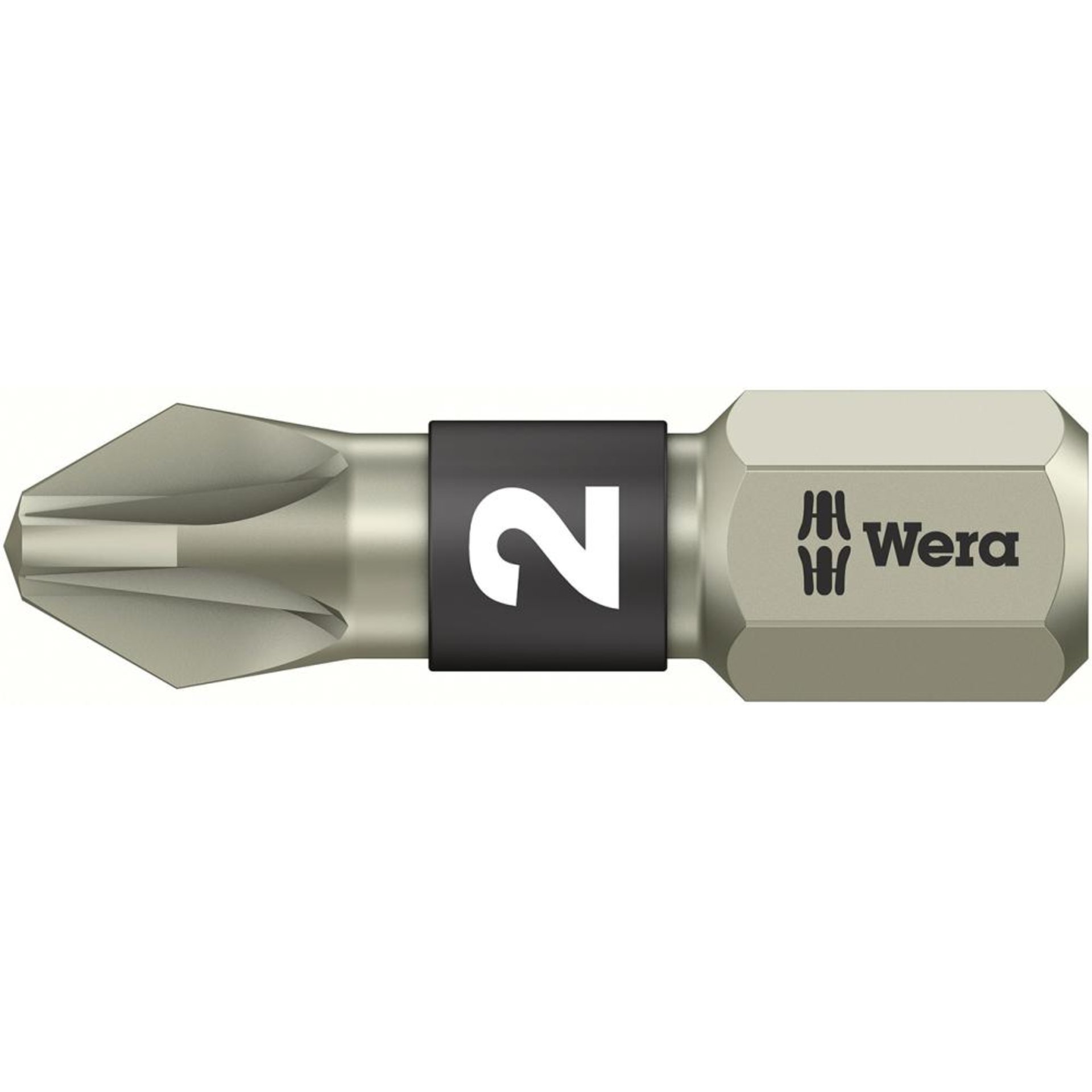 Bit rostfrei 1/4" DIN 3126 C6,3 PZ2x25mm Wera