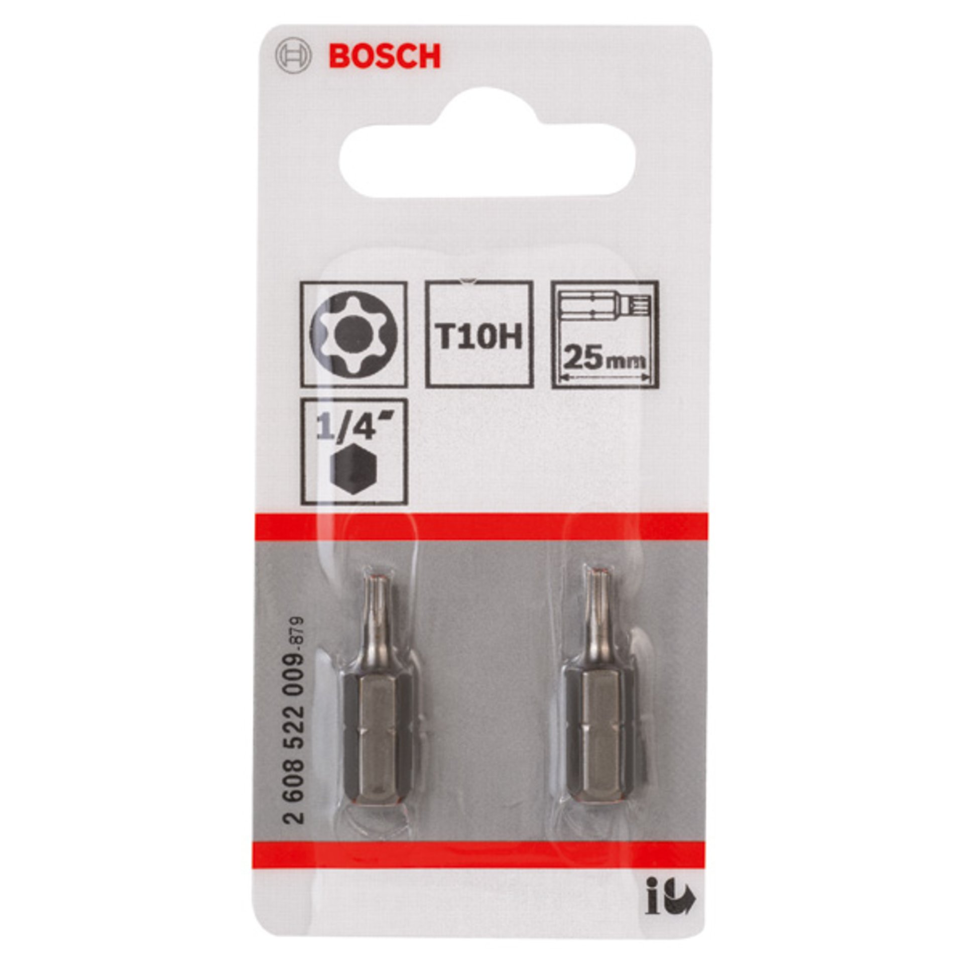 T10H Security-Torx®-Schrauberbit Extra-Hart, 2 Stk.