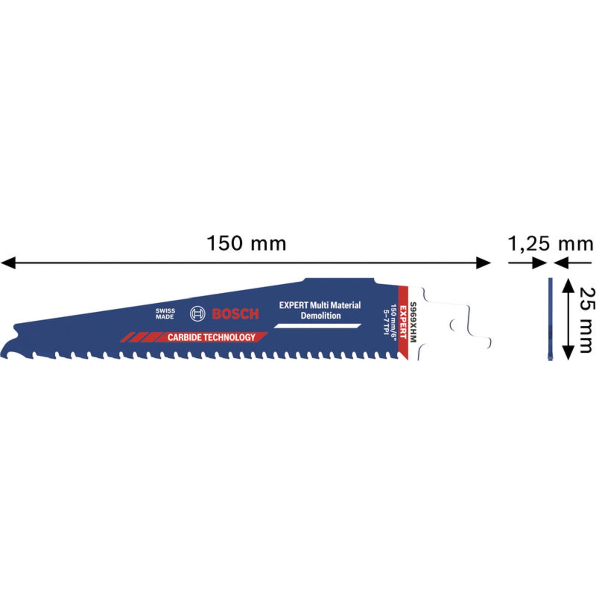 EXPERT Multi Material Demolition S969XHM Säbelsägeblatt