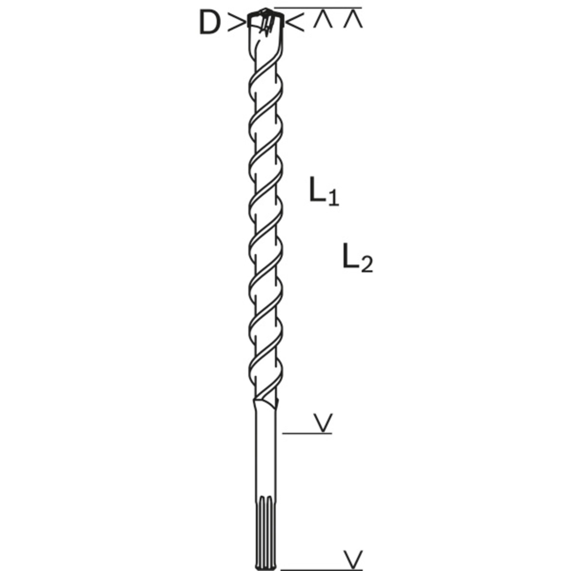 Hammerbohrer SDS max-7, 12 x 200 x 340 mm