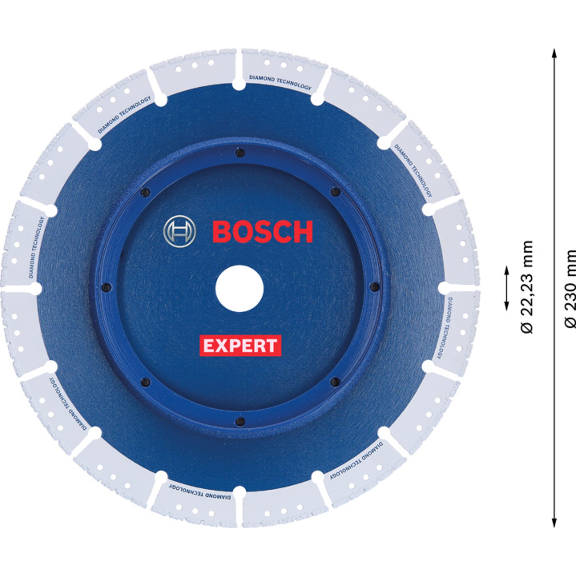 EXPERT Diamant Pipe Cut Trennscheibe, 230x22,32 mm