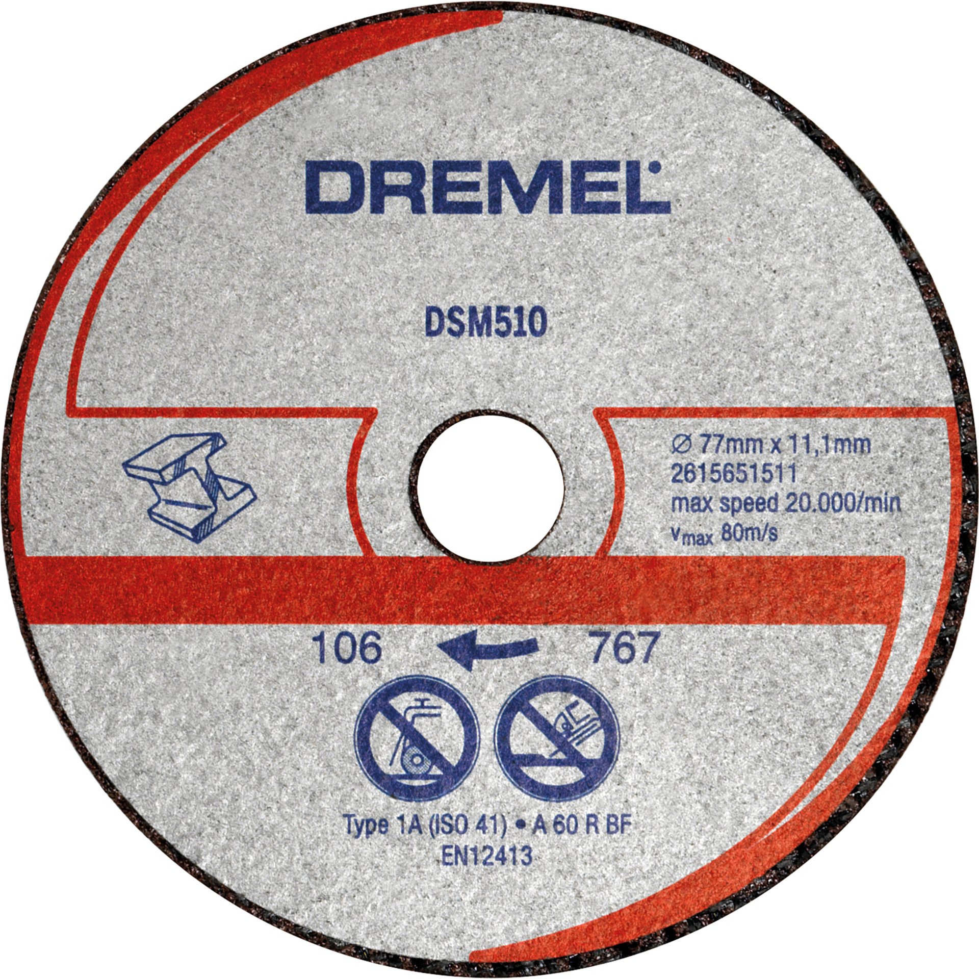 DREMEL® DSM20 Metall- und Kunststofftrennscheibe