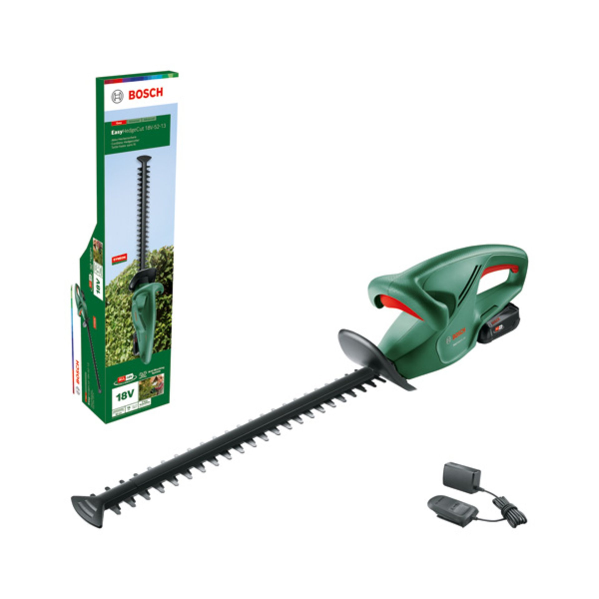 Akku-Heckenschere EasyHedgeCut 18V-52-13, 1 x Akku PBA 18V 2.0Ah