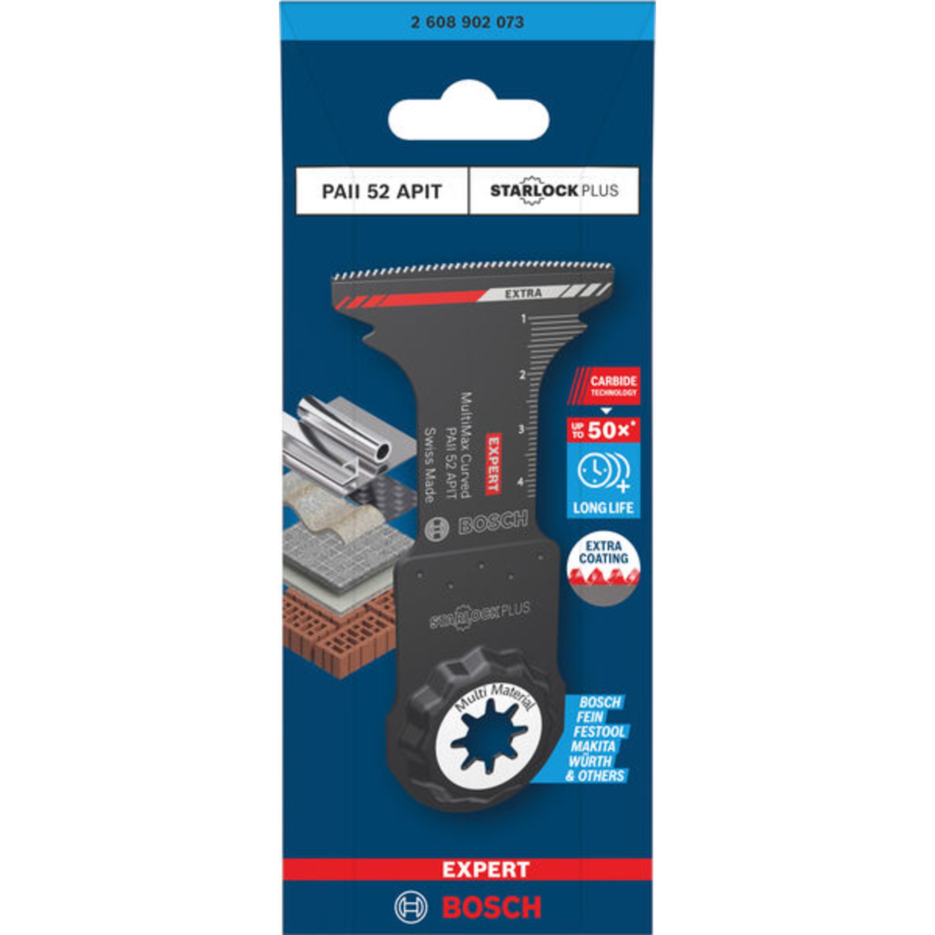 EXPERT PAII 52 APIT MultiMax Tauchsägeblatt, 52 x 50 mm