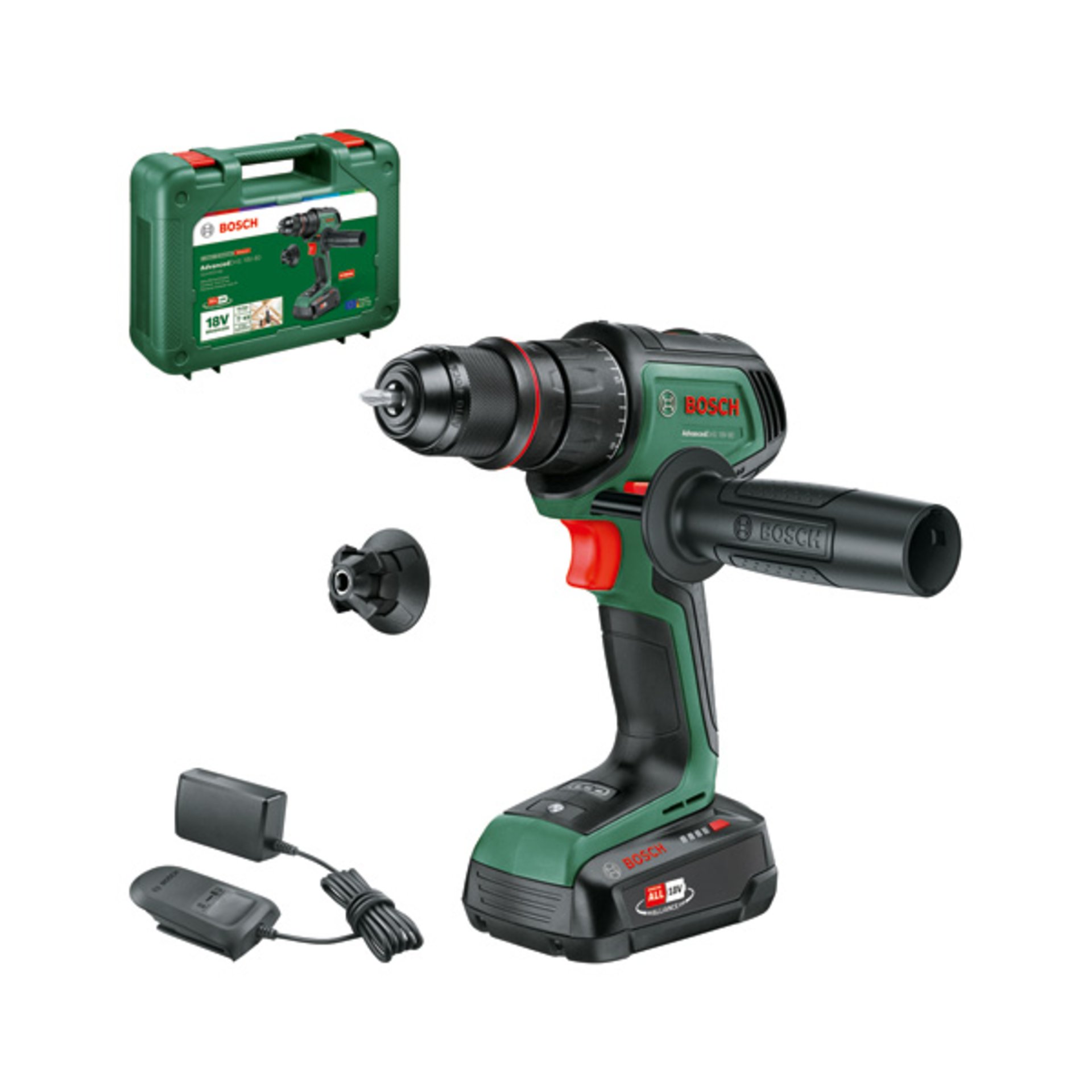 Akku-Bohrschrauber AdvancedDrill 18V-80 QuickSnap,1 x Akku PBA 18V 2.5Ah