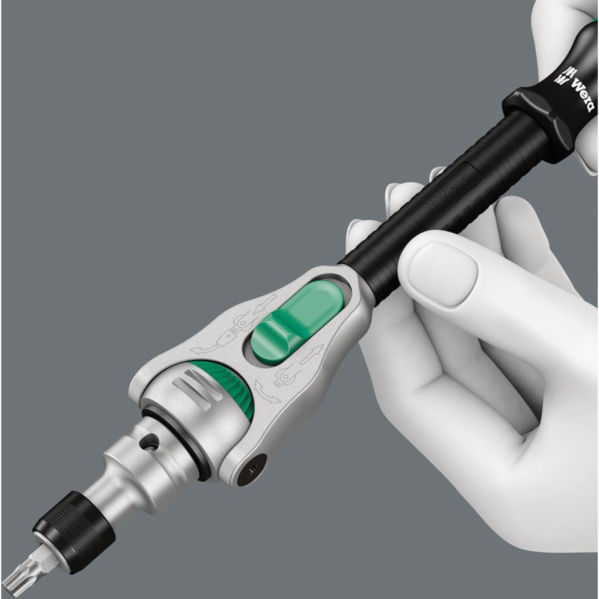 Umschaltknarre 1/4" ZYKLOP speed Wera