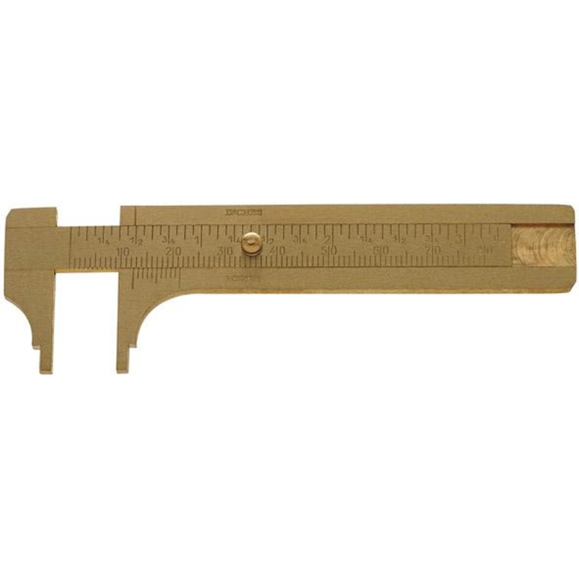 Knopfmaß Messing abgesetzt 100mm FORTIS