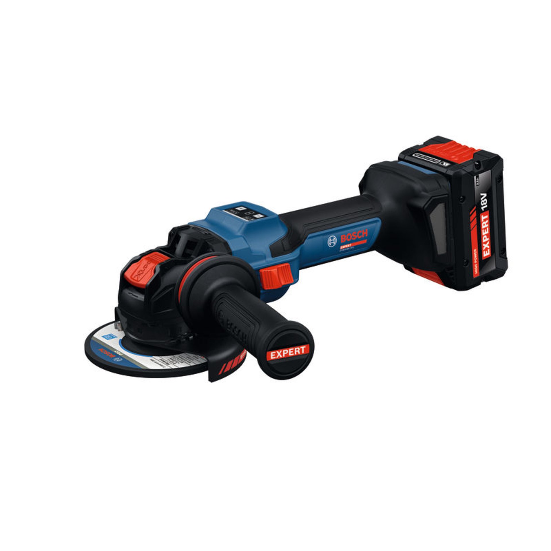 Akku-Winkelschleifer mit X-LOCK EXWX18V-15S