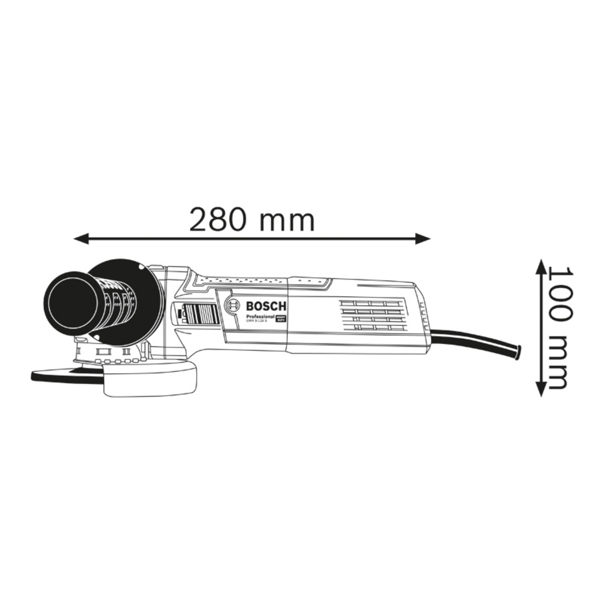Winkelschleifer mit X-LOCK GWX 9-125 S