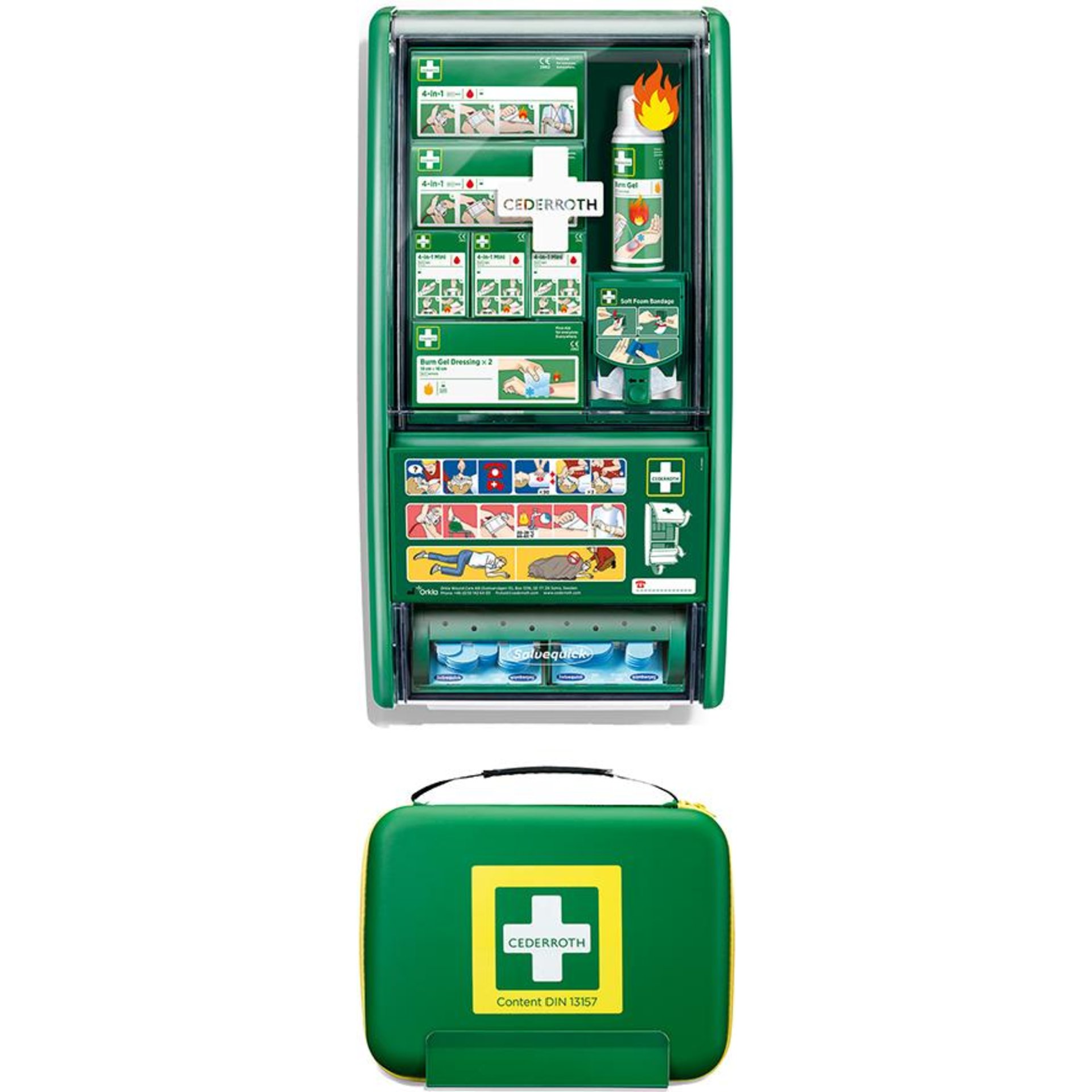 Erste-Hilfe-/Brandwunden -Stat./DIN13157