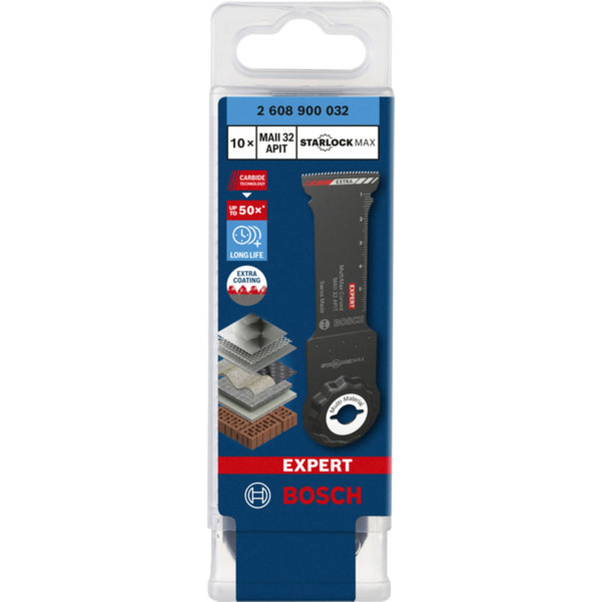 EXPERT MultiMax MAII 32 APIT Tauchsägeblatt, 32 mm, 10-tlg.