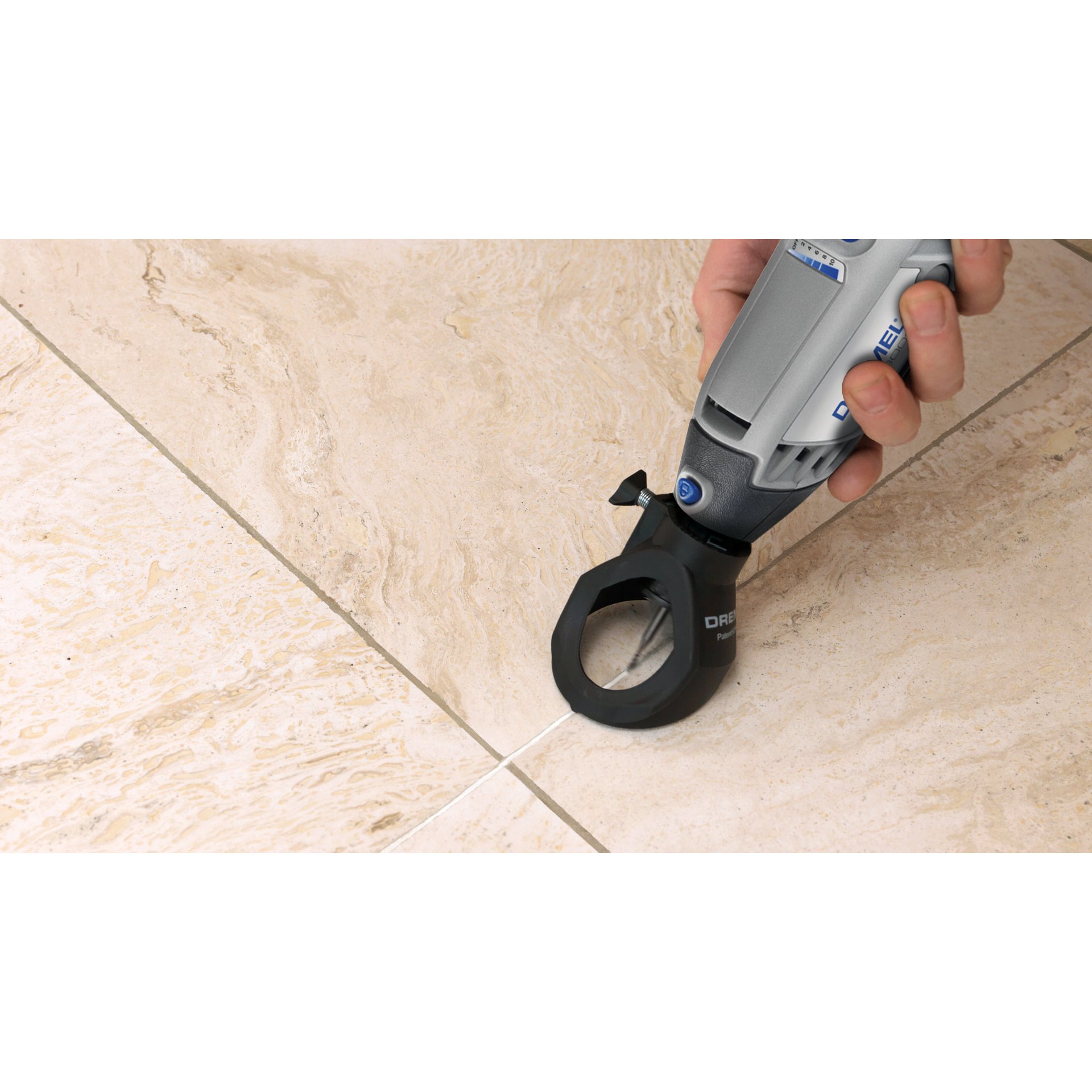DREMEL® Vorsatzgerät zum Entfernen von Fugenmörtel bei Wand- und Bodenfliesen