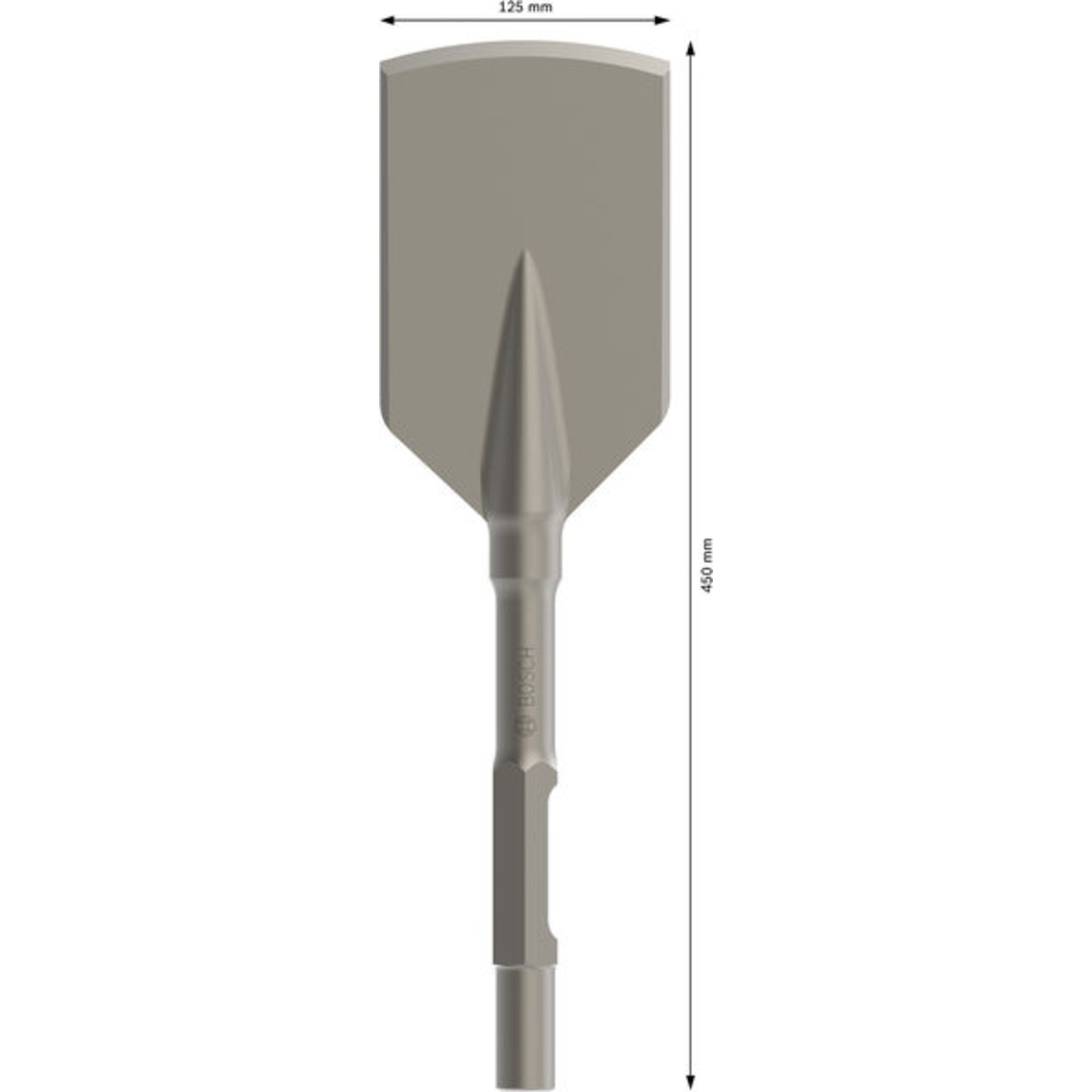 PRO HEX 30 Asphaltschneider, 125 x 400 mm