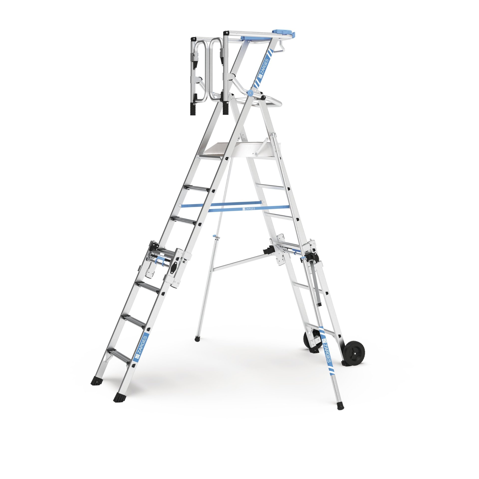 ZAP Masterflex Plus S - Teleskop-Plattformleiter 7 Stufen
