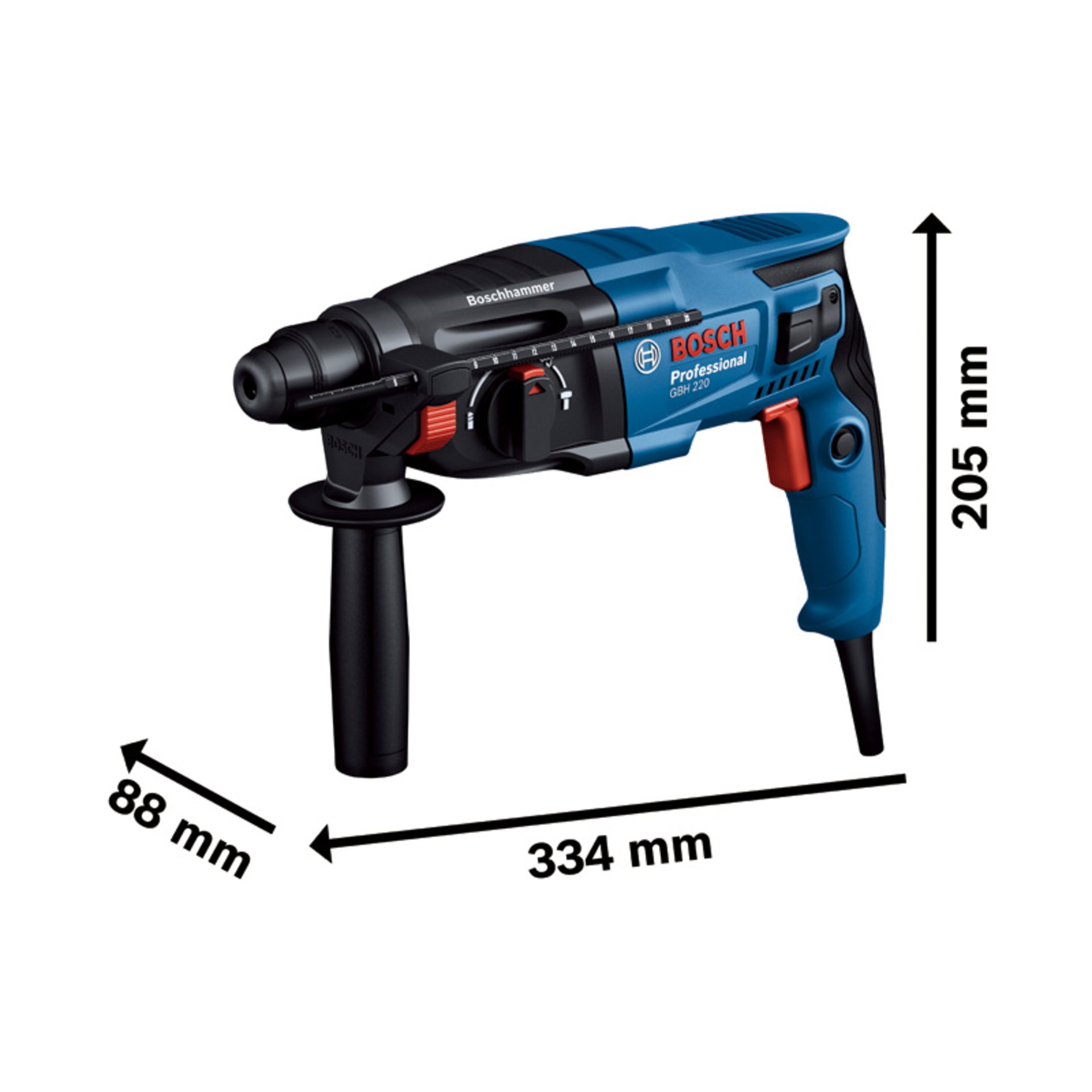 Bohrhammer mit SDS plus GBH 2-21