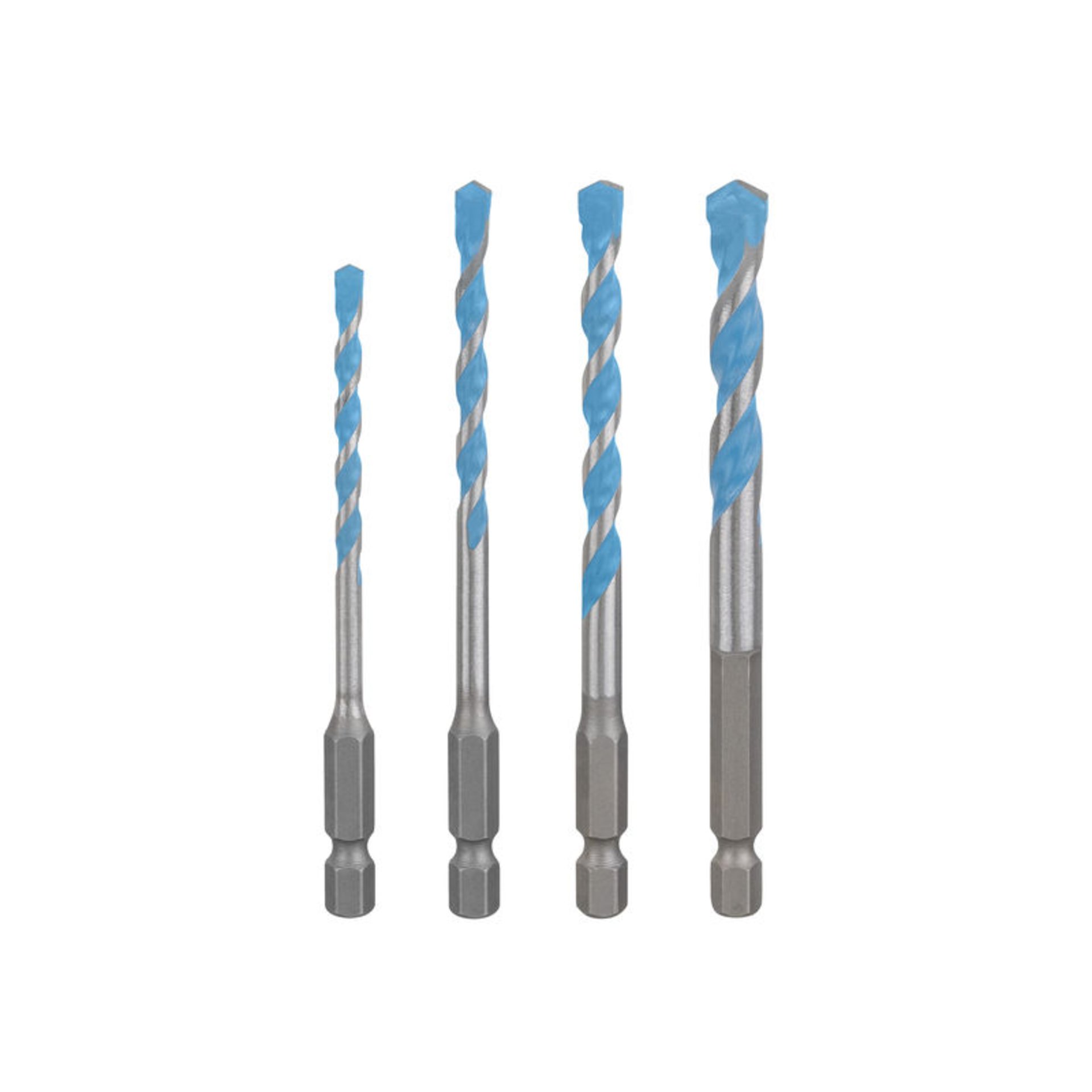 EXPERT HEX-9 Multi Construction Bohrer-Set, D= 4 / 5 / 6 / 6 / 8 mm, 5-tlg.