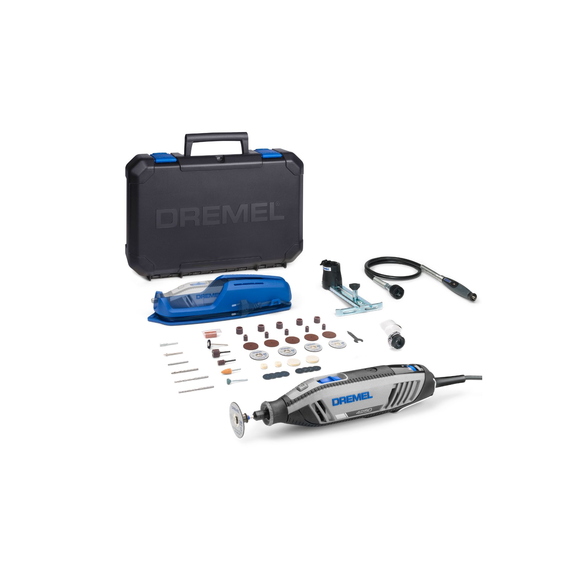 DREMEL® 4250, Multifunktionswerkzeug, 45 Zubehöre, 3 Vorsatzgeräte