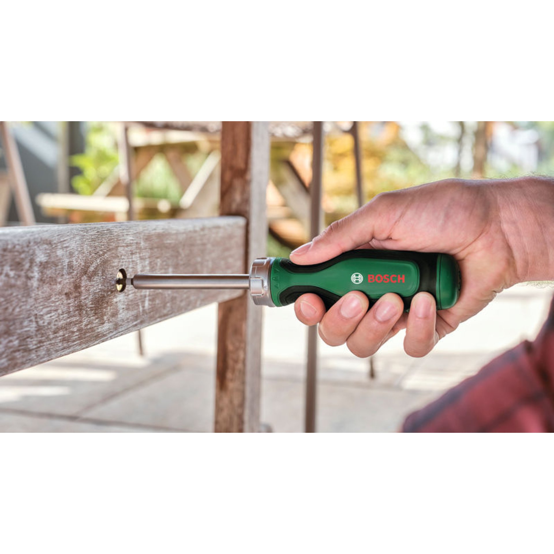 Handwerkzeuge Bit-Ratschenschraubendreher + 12 Bits