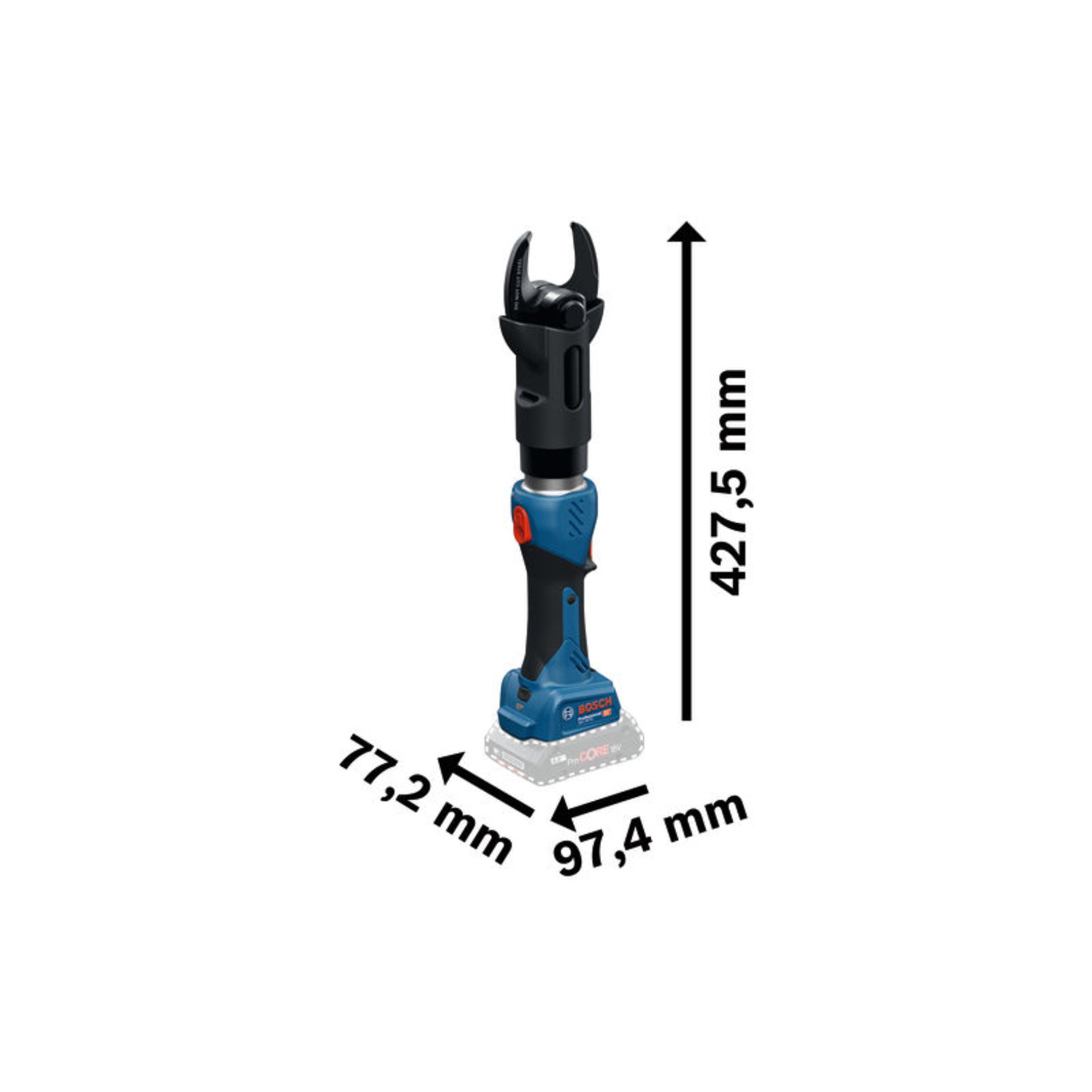 Akku-Hydraulischer Kabelschneider GKH 18V-50 in XL-BOXX