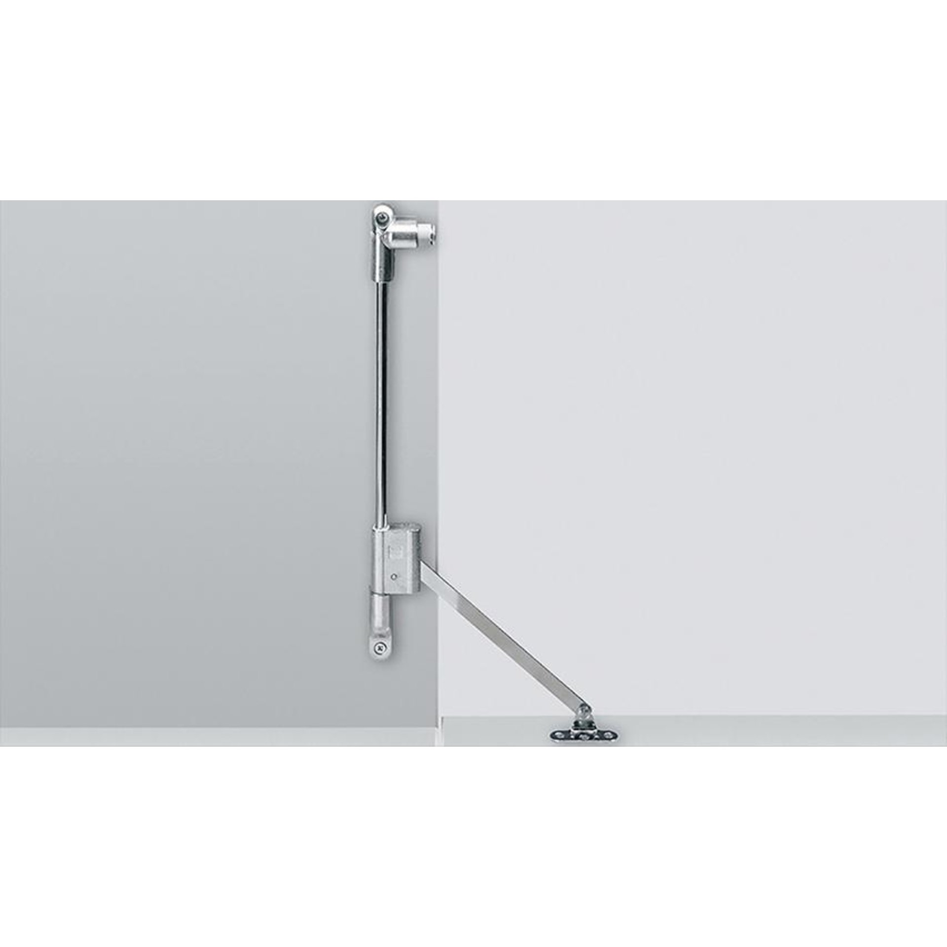 Klappenhalter,21575 vernickelt,links Hettich