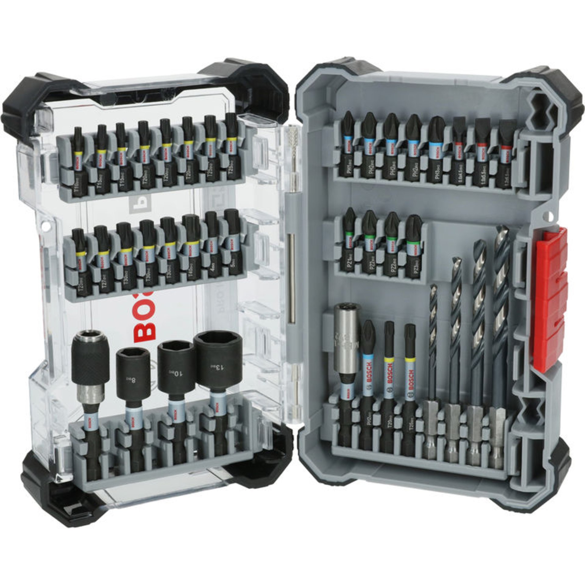 PRO Impact Schrauberbits und Metallbohrer Set, 40-tlg.