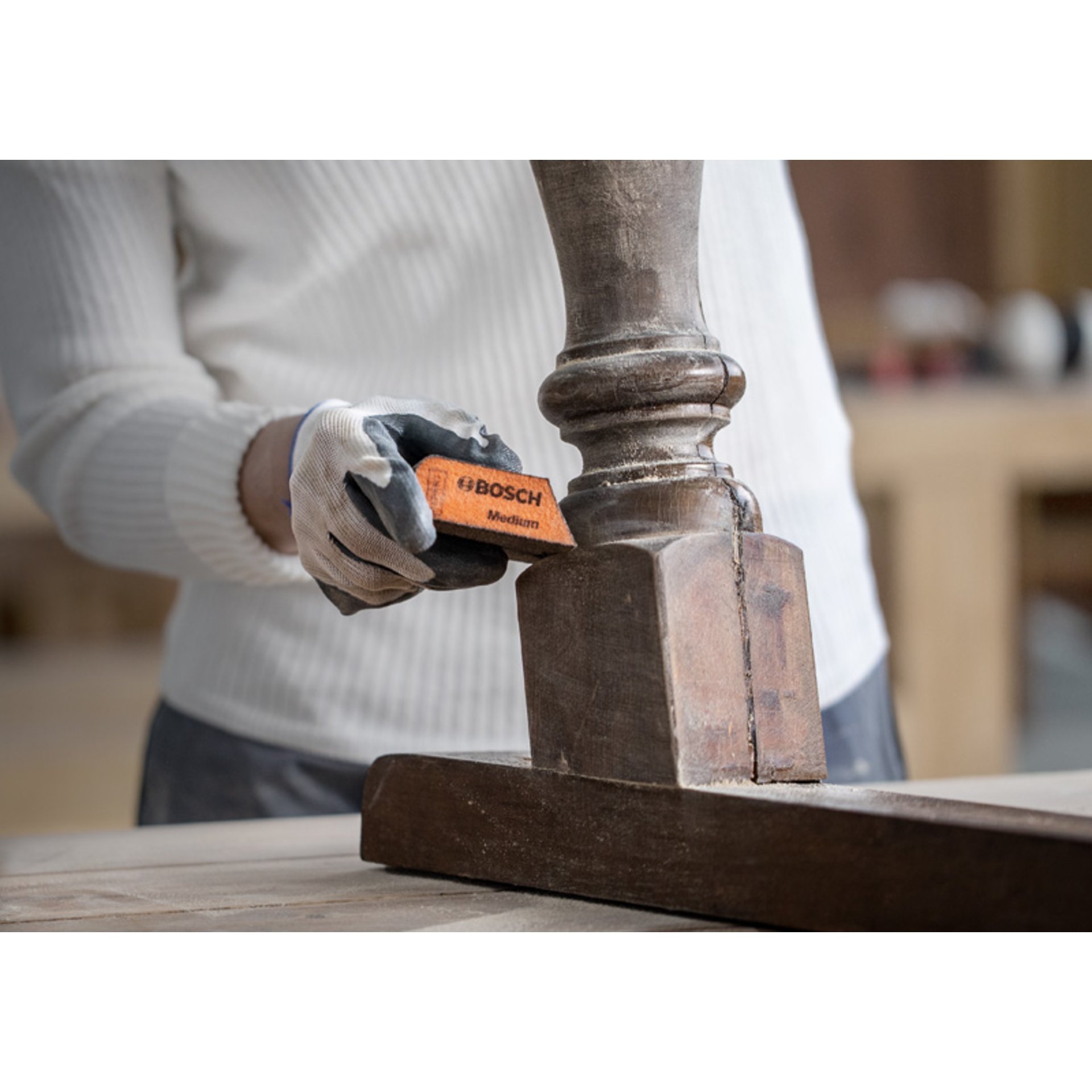 EXPERT Flex S473 Schaumstoff-Schleifteller, 98 x 120 x 13 mm, fein
