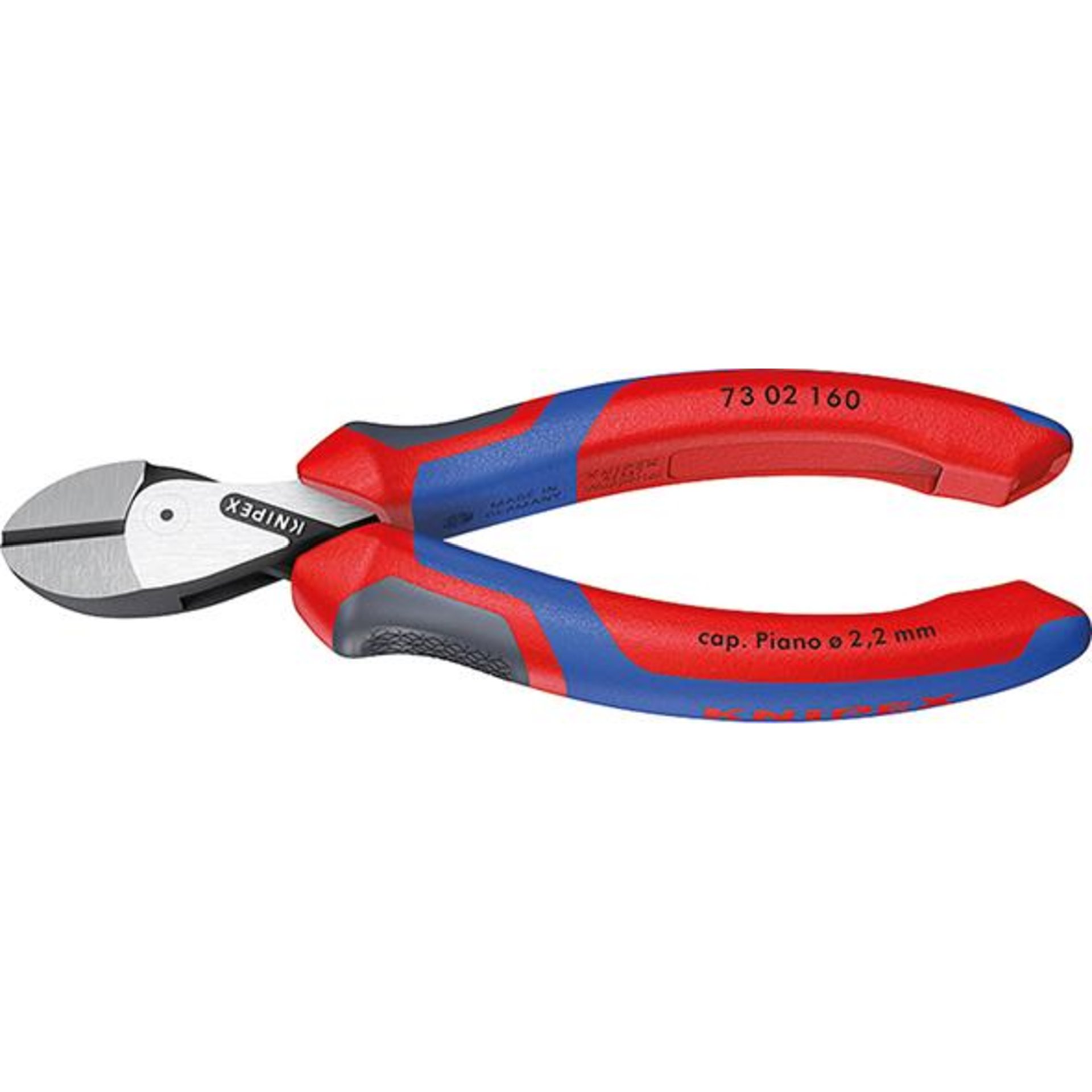 Kompakt-Seitenschneider poliert mit Kunststoff-Griffen 160mm KNIPEX