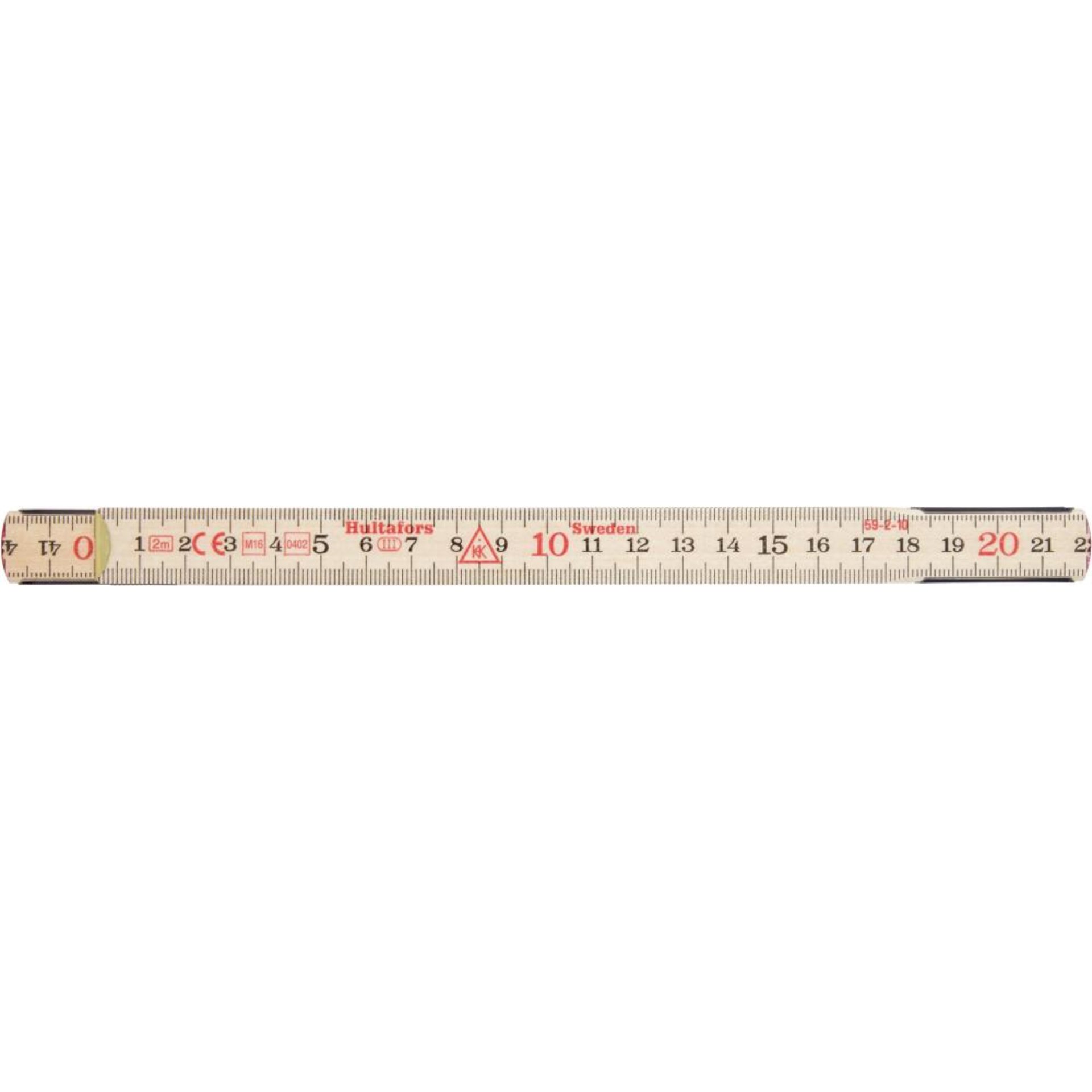 Gliedermaßstab Birke 2,4mx17mm natur Hultafors