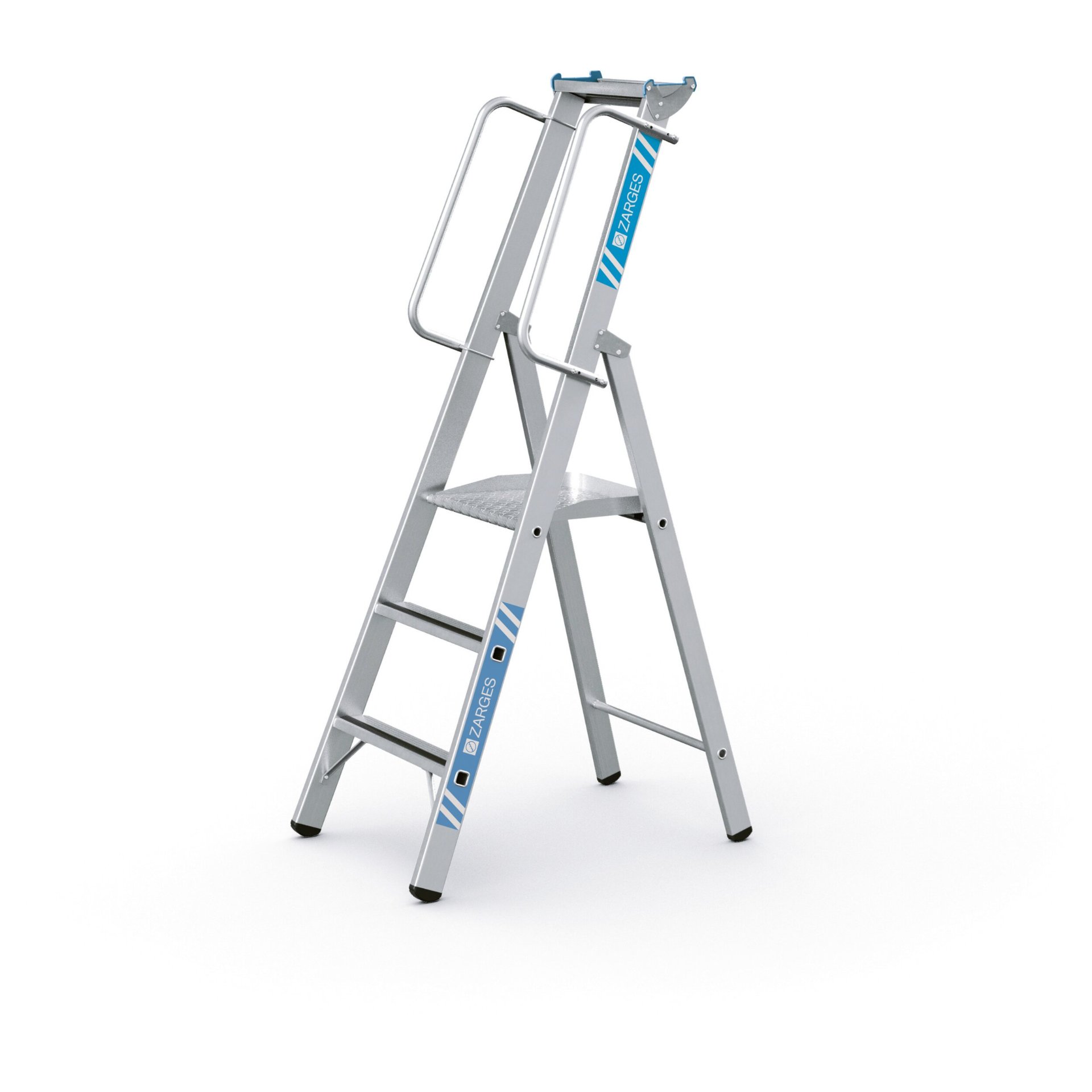 Meistertritt S - LM-Stehleiter m Plattform 3 Stufen