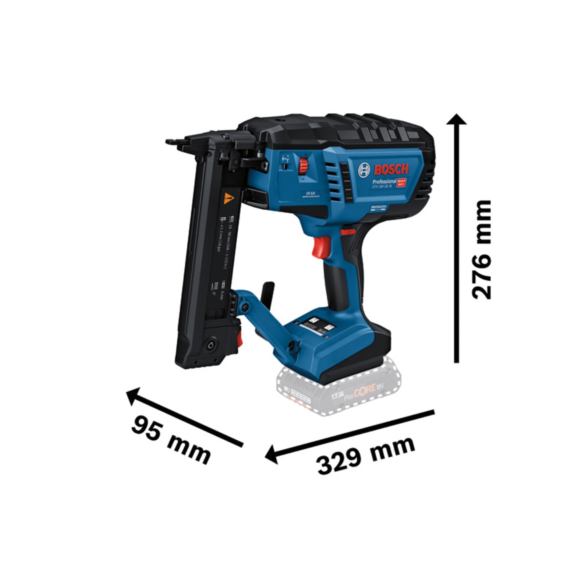 Akku-Holzklammerer GTH 18V-38 M in L-BOXX