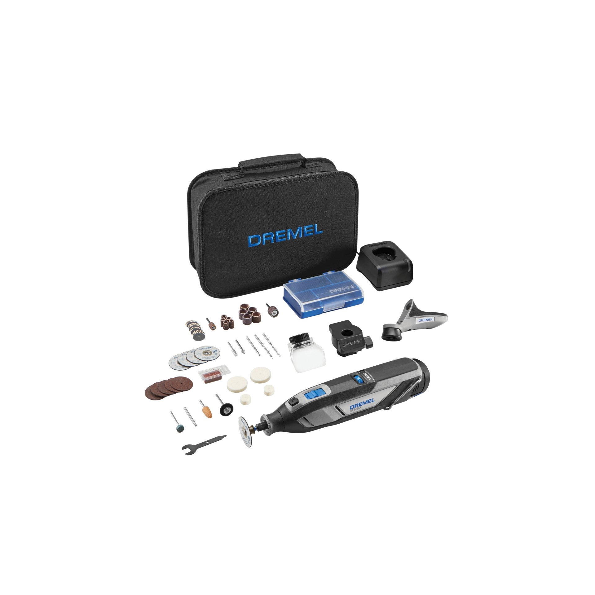 DREMEL® 8240, Kabelloses Multifunktionswerkzeug, 1 x 12-V-2Ah-Akku, 45 Zubehören