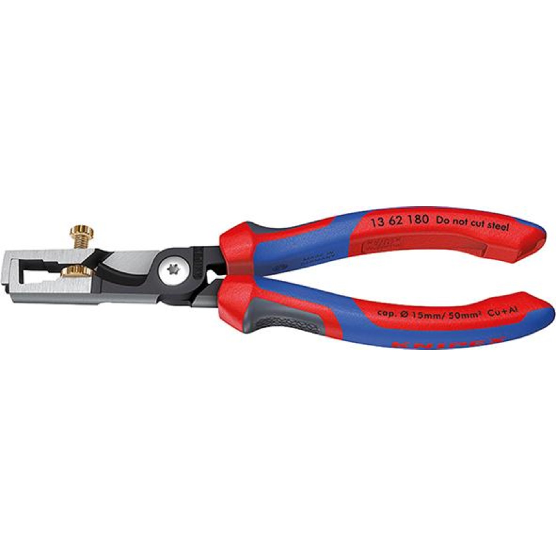 Abisolier-/Kabelschere 180mm pol.m.M.K.Gr.Knipex