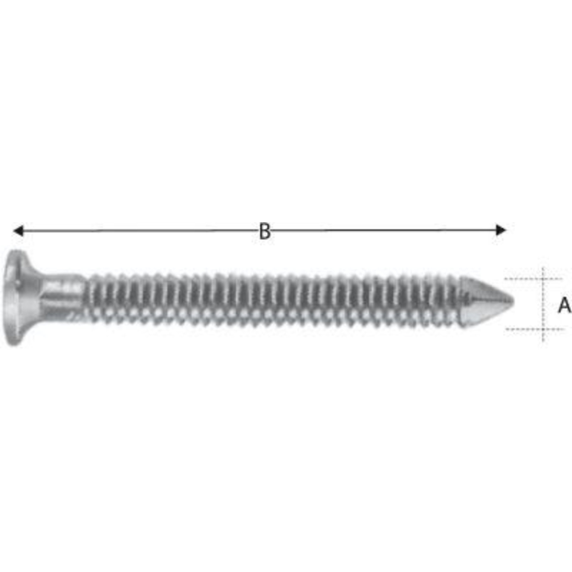 SST Kammnagel rostfrei CNA4,0x40S