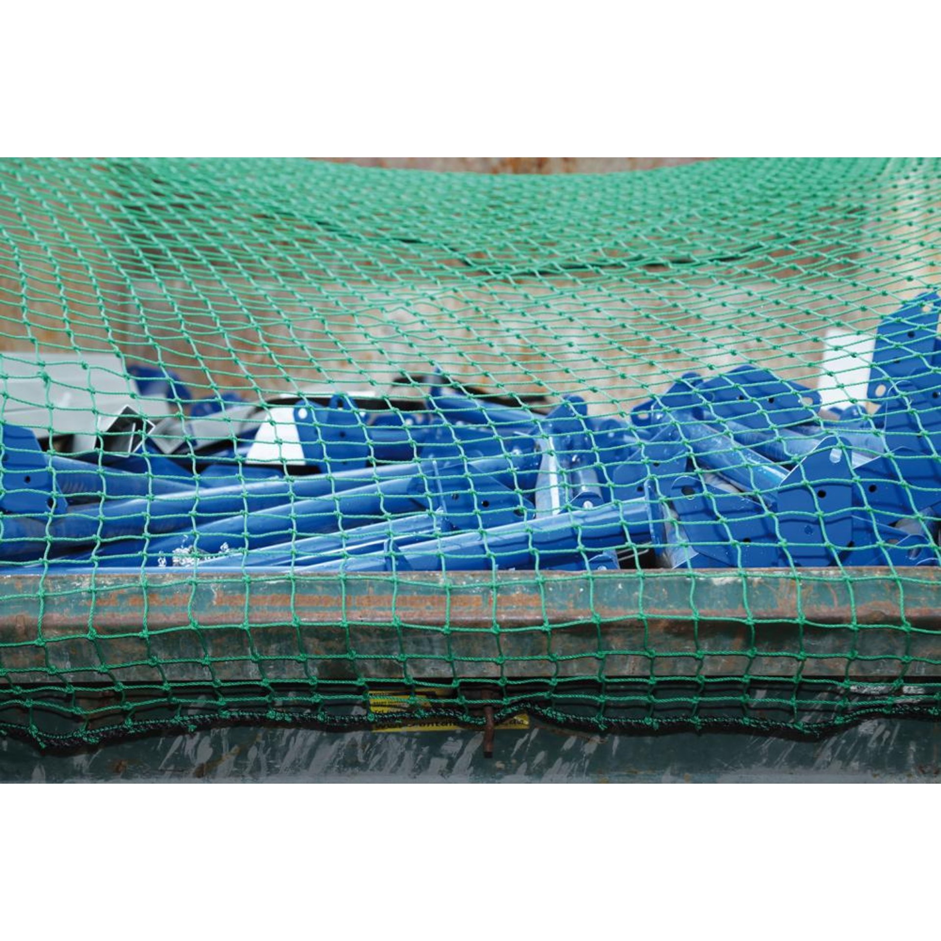Containernetz 3,5x4,0 m MW 45 grün ohne Gummi