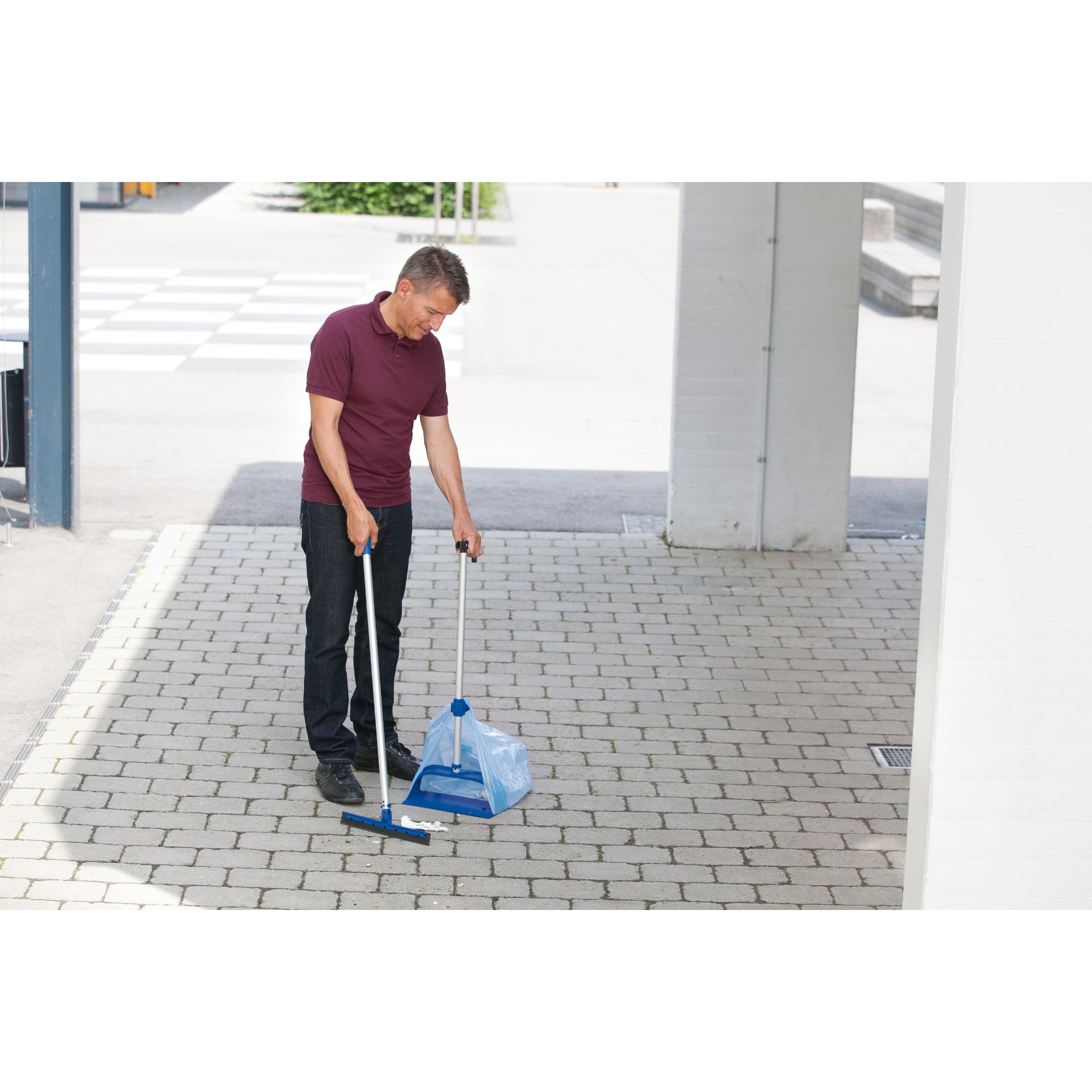Kärcher Kehrschaufel mit Gummiprofil mit Kehrschieber