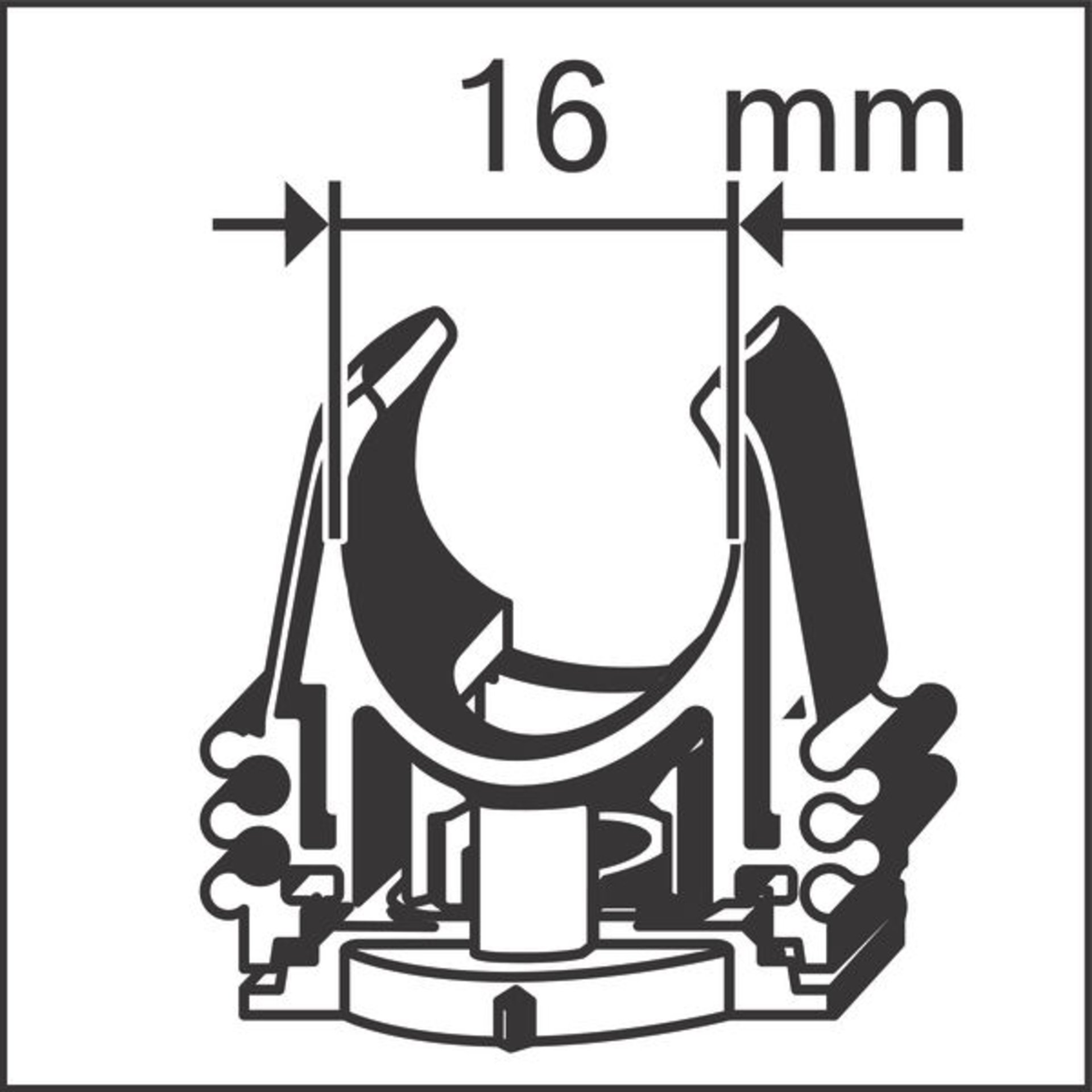 PRO EPC Rohrclip, 16 mm
