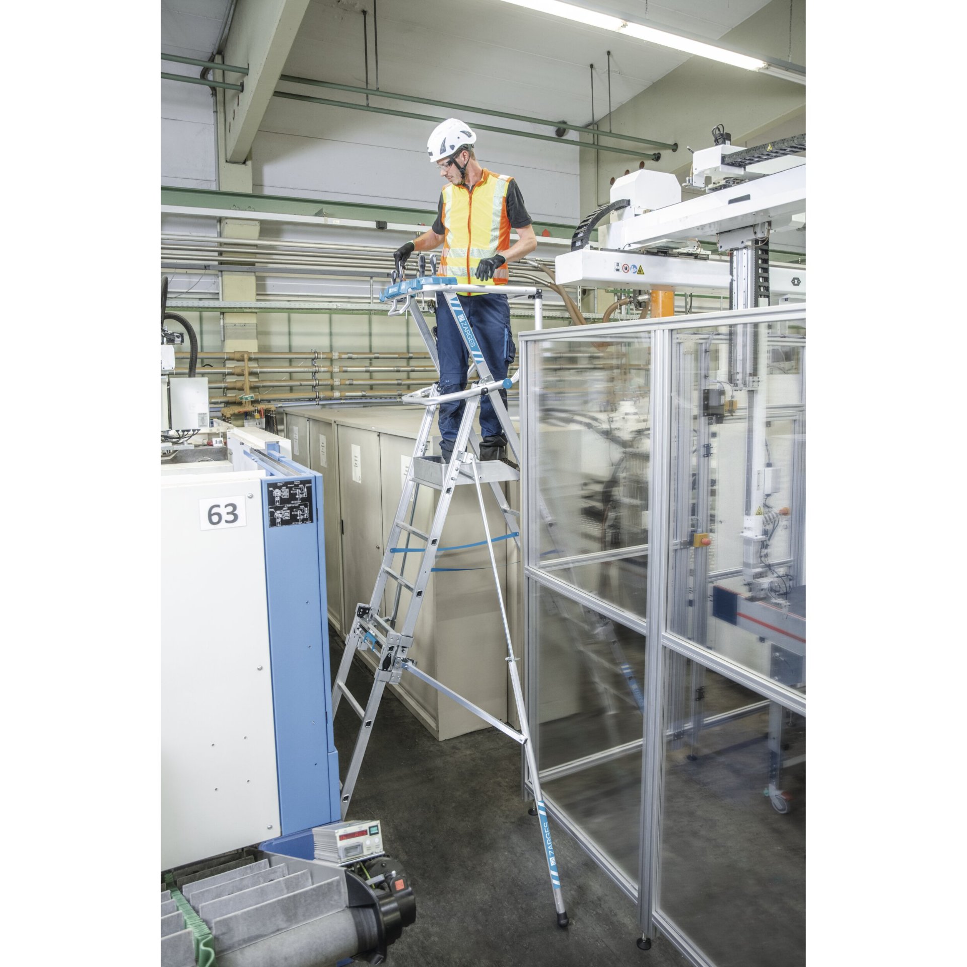 ZAP Masterflex S - Teleskop-Plattformleiter 9 Stufen