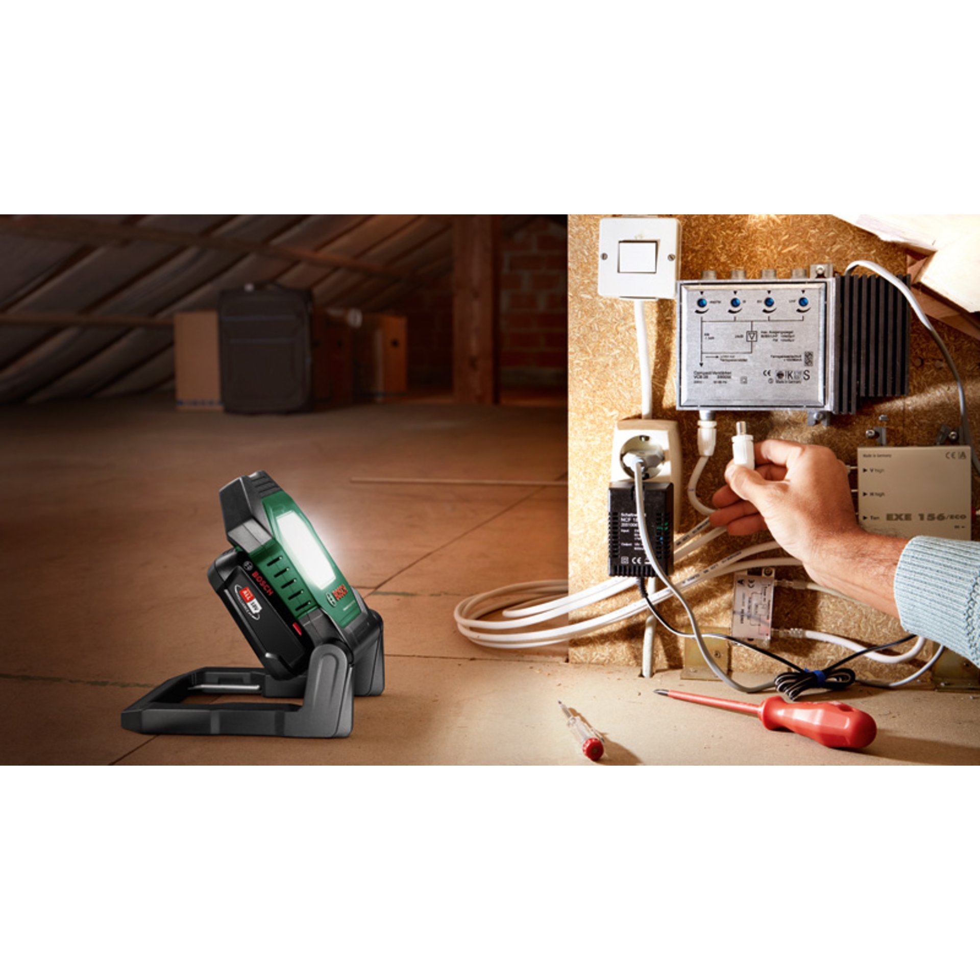 Akku-LED-Arbeitsleuchte UniversalWorkLight 18V-2100