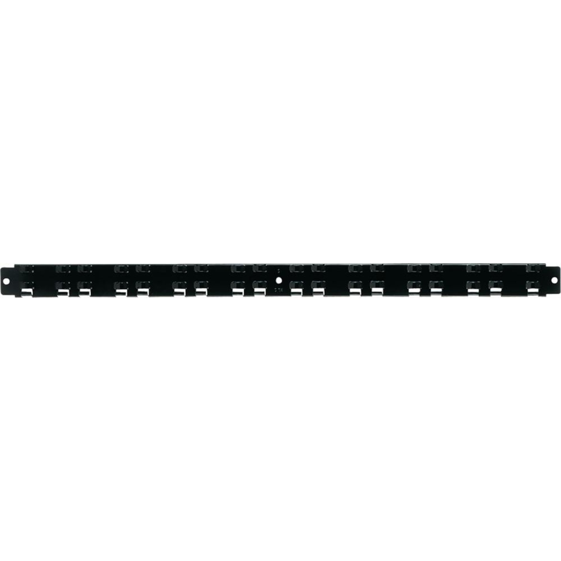 Wandleiste für Sichtlagerkasten PLK 3-5 L 1000 mm schwarz VE 2 Stk. LA-KA-PE